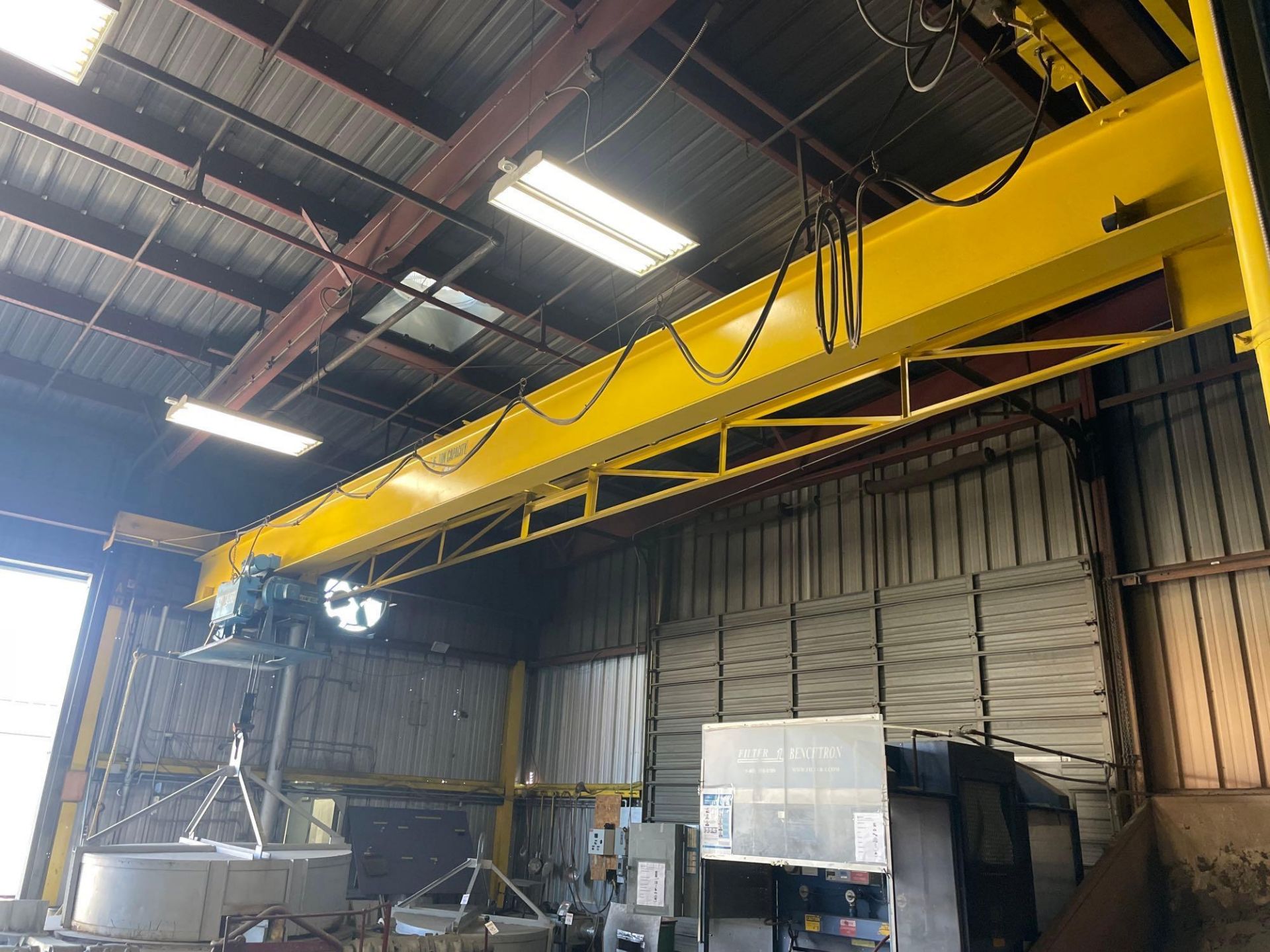 (1) 30' Over Head Crane with 5 Ton Shaw Box Hoist - Image 4 of 5