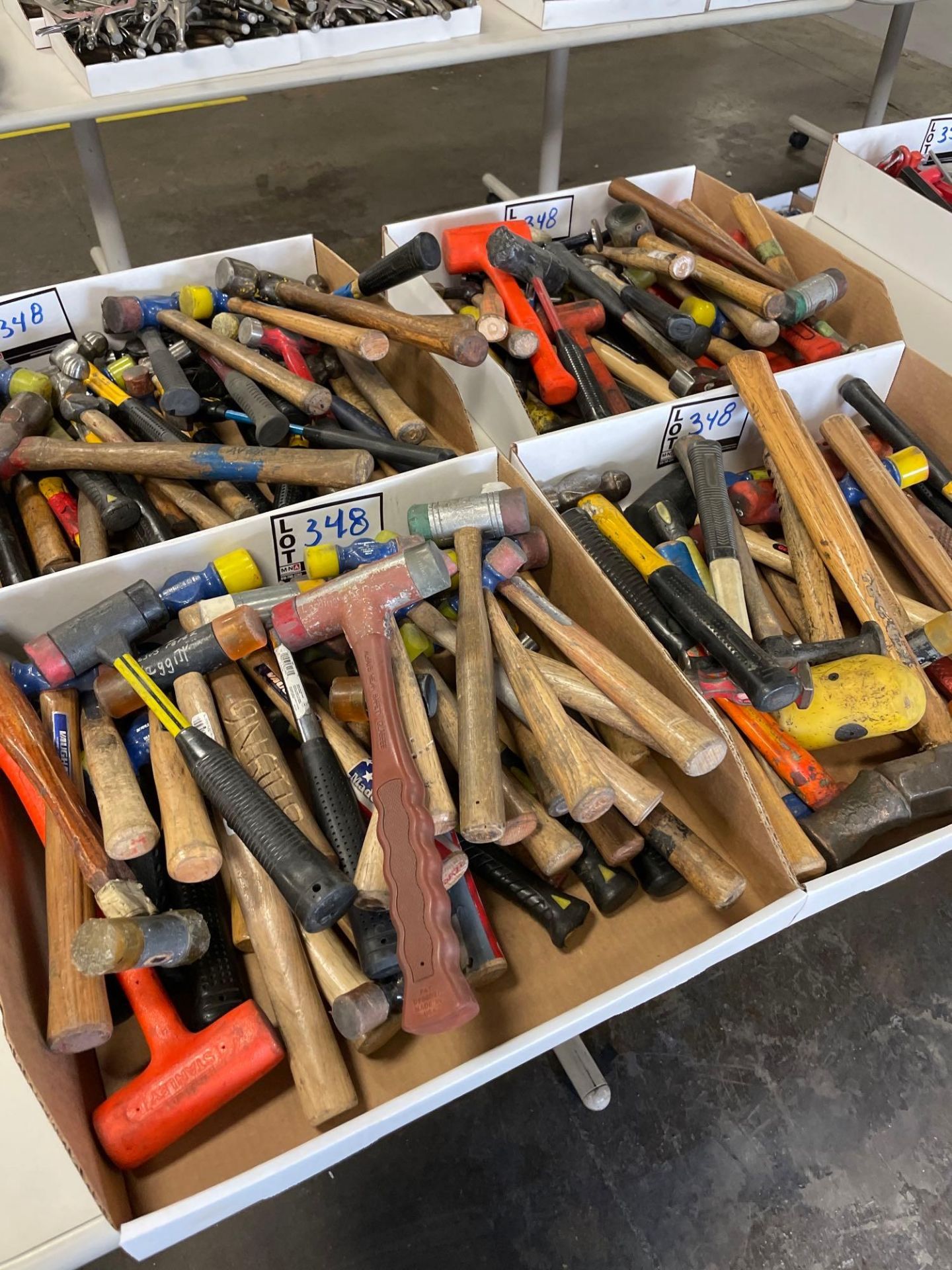 (4) Boxes of Assorted Hammers - Image 3 of 6