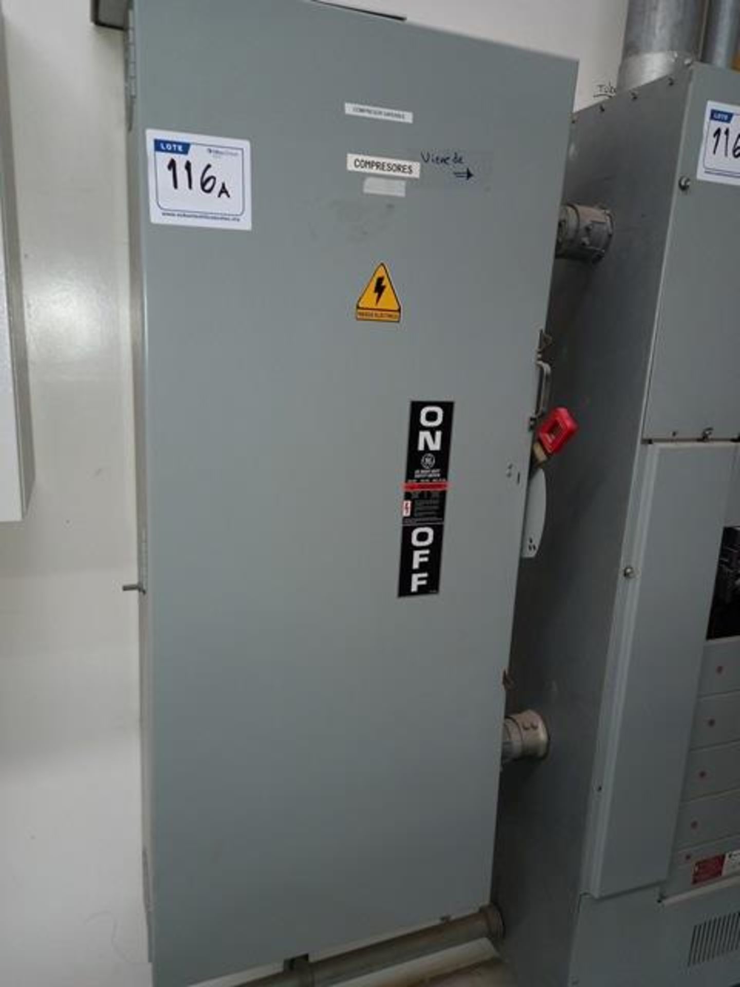 400 Amp General Electric Spectra Series Low Voltage Board; 280 Y/277 V, With Power Switch - Image 2 of 8