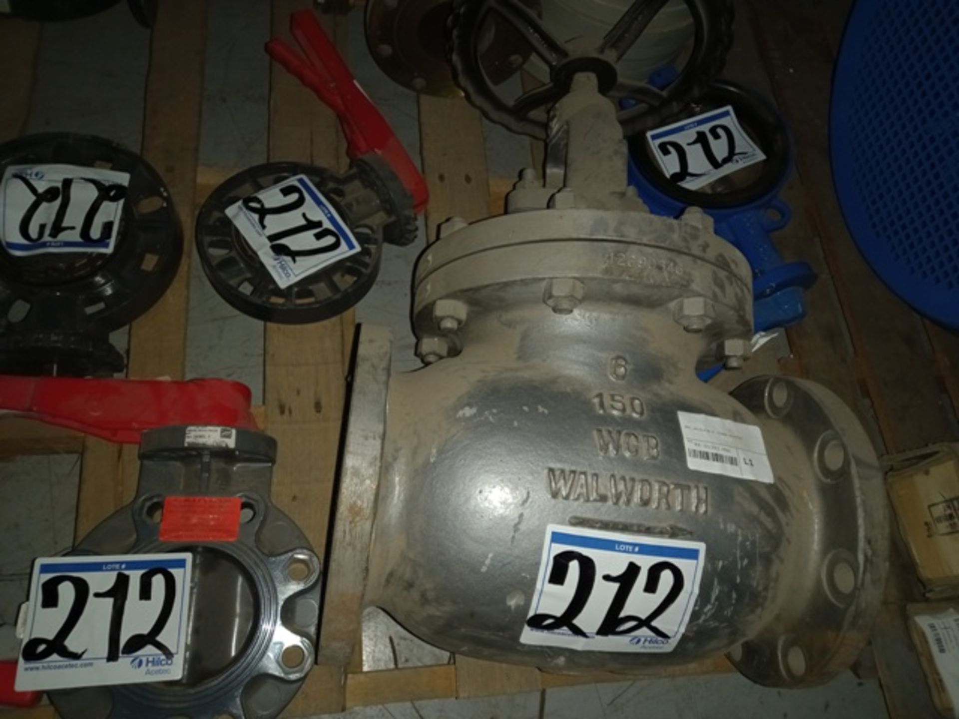 Lot of (9) Valves Different Types and Sizes, (13) Plastic Flanges Different Sizes - Image 7 of 9