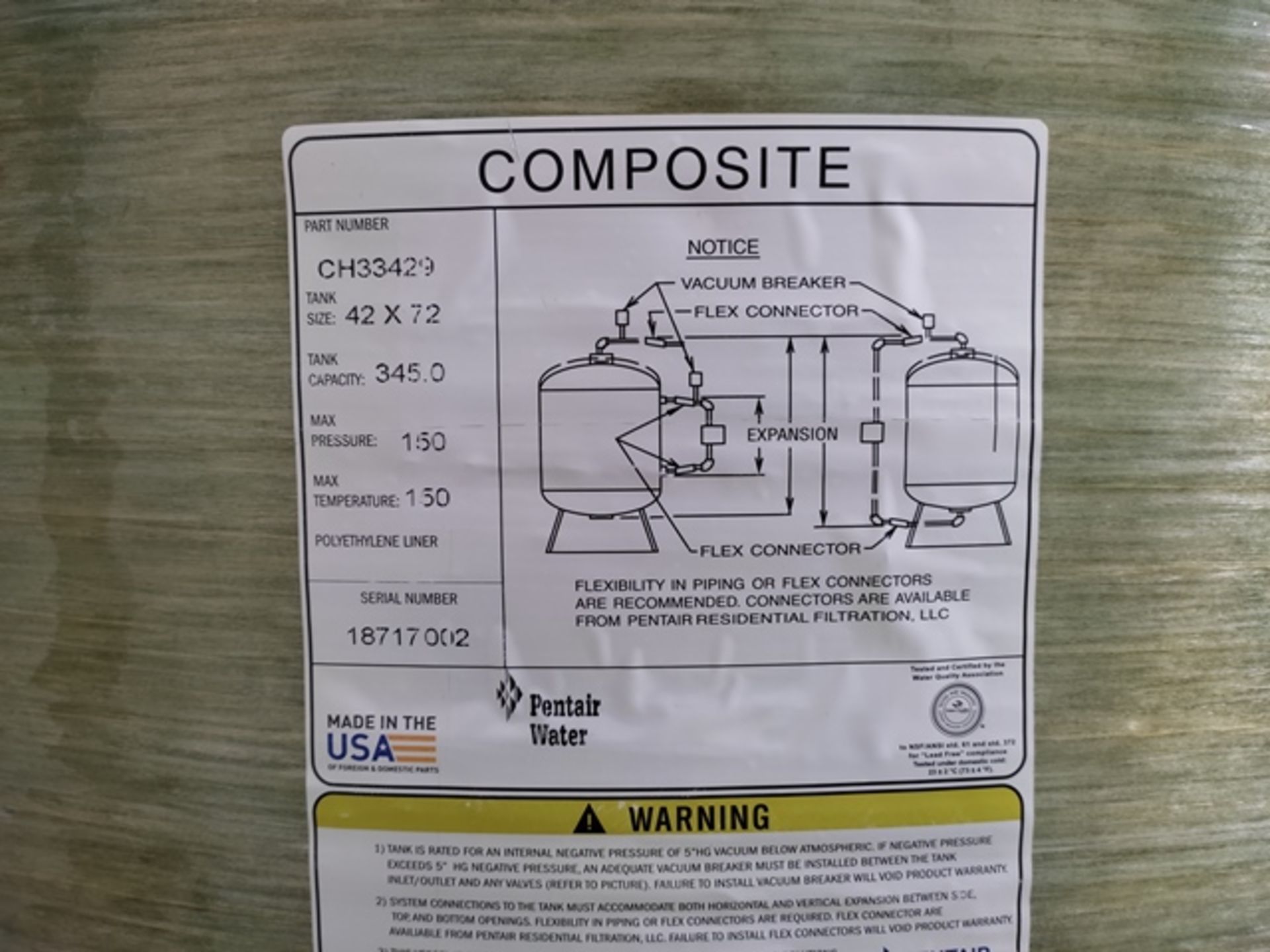 Water Treatment System (Lots 121a To 130) Consisting of: (1) Reverse Osmosis System - Image 25 of 114