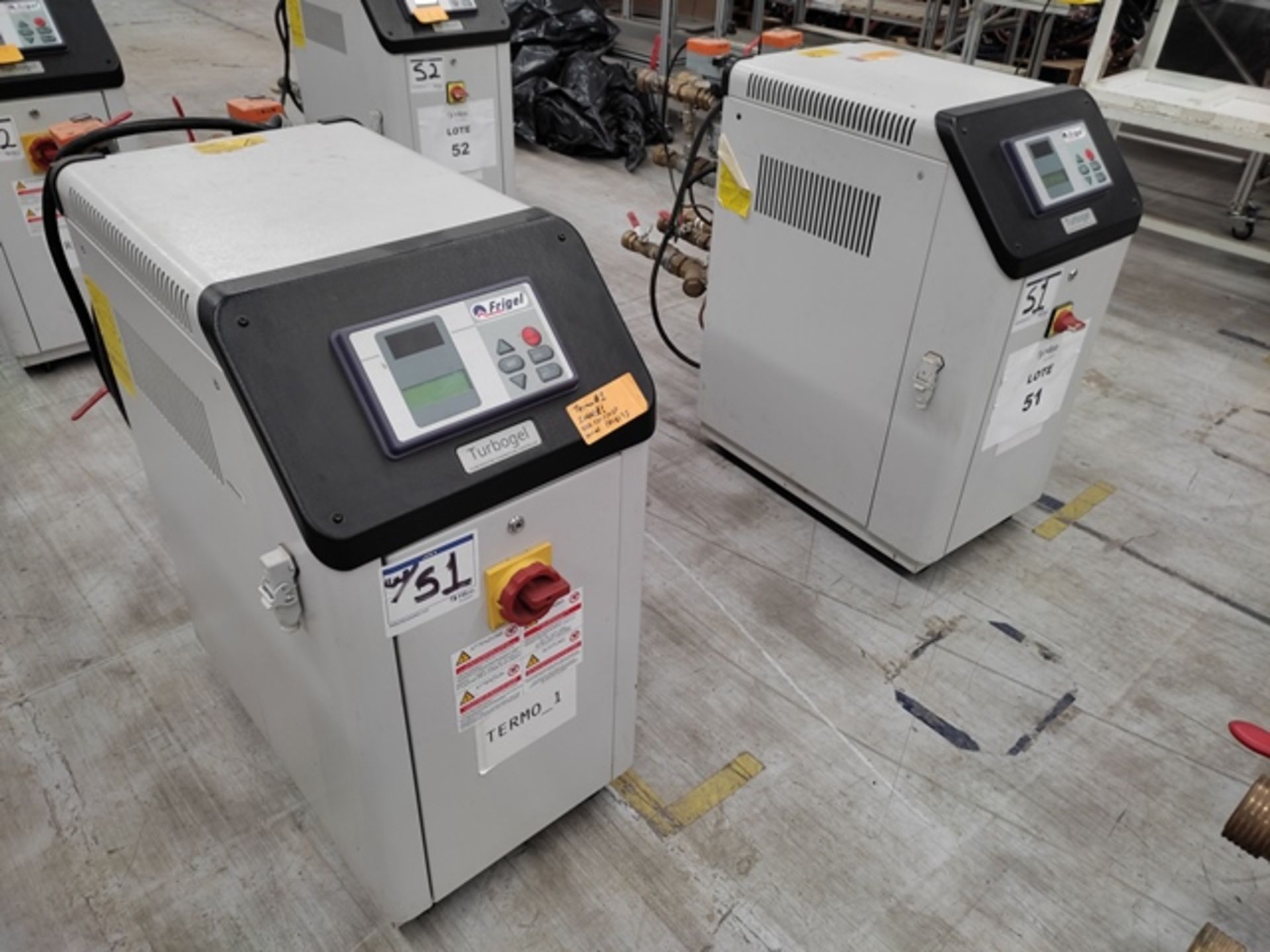 Lot of: (2) Frigel RBD130/24 SP 24 KW Flow Booster Temperature Controller, Mfg. Year: 2017 - Image 3 of 11