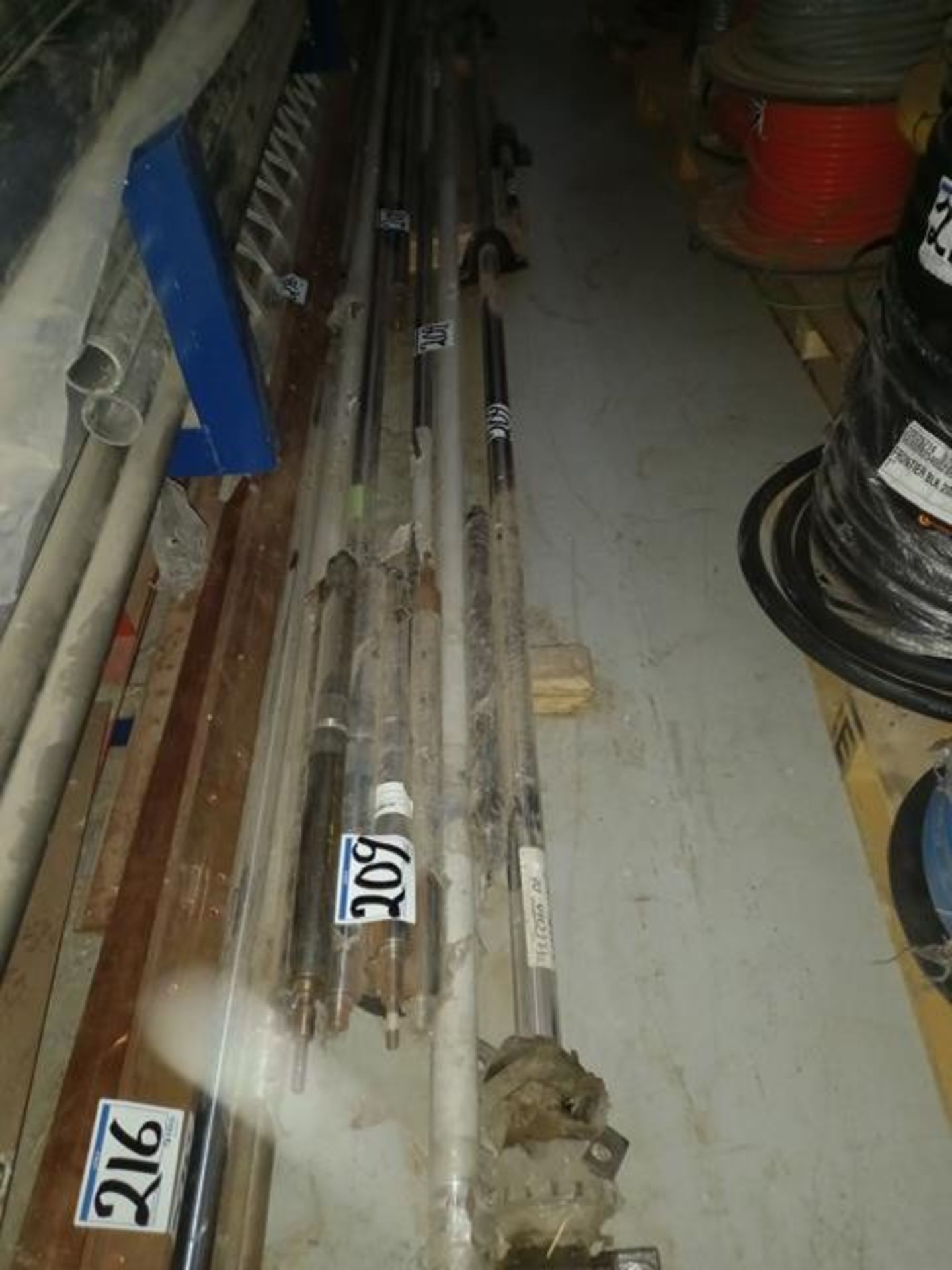 Lot Consisting of: (9) Inch Roll Bars, 2 Inch X 28 (8) Roll Bars Different Sizes