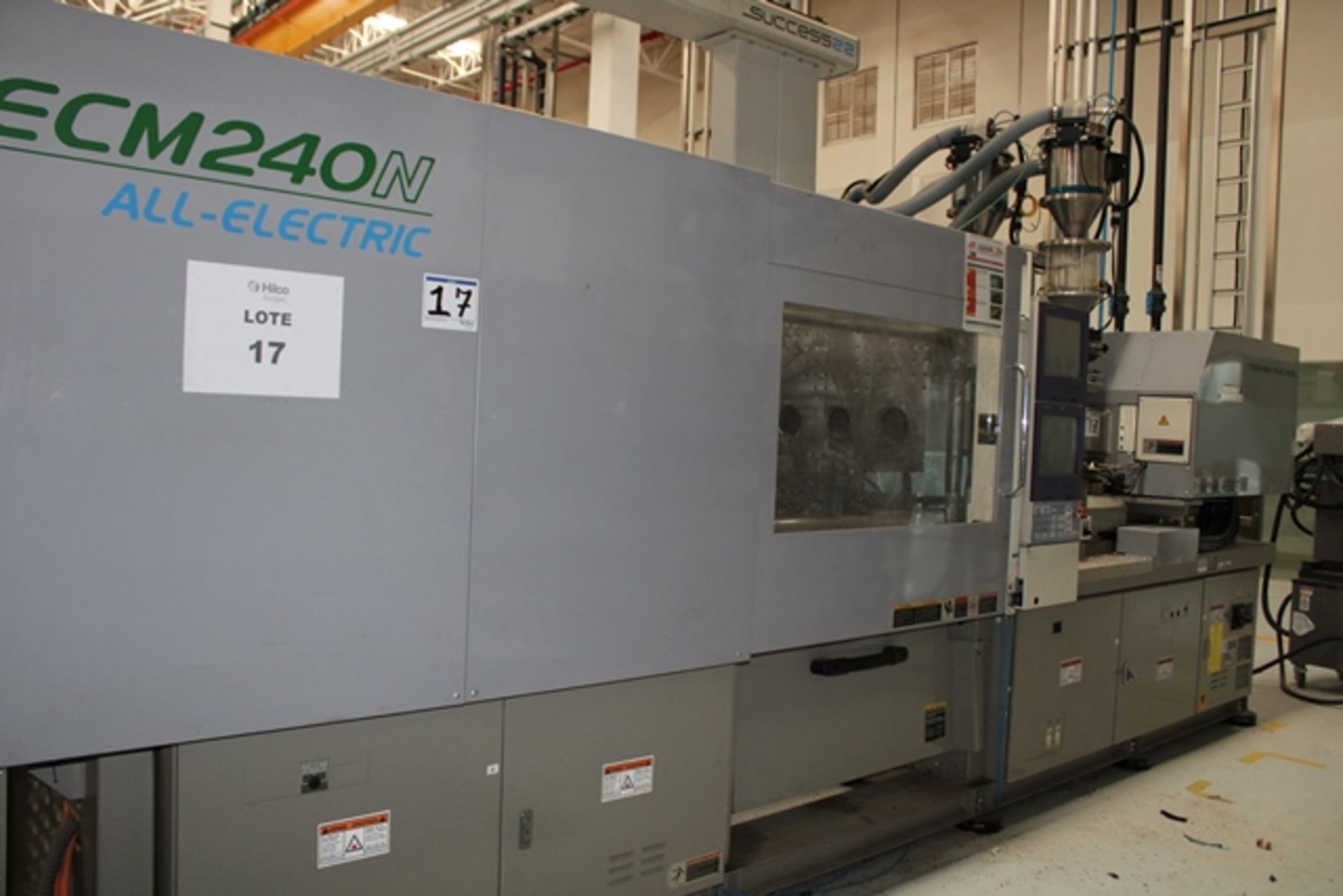 240 Ton 3.7/4.7 Oz Toshiba Model ECM240NV30-3Y/3A 2-Shot Electric Injection Molding Machine - Image 2 of 23