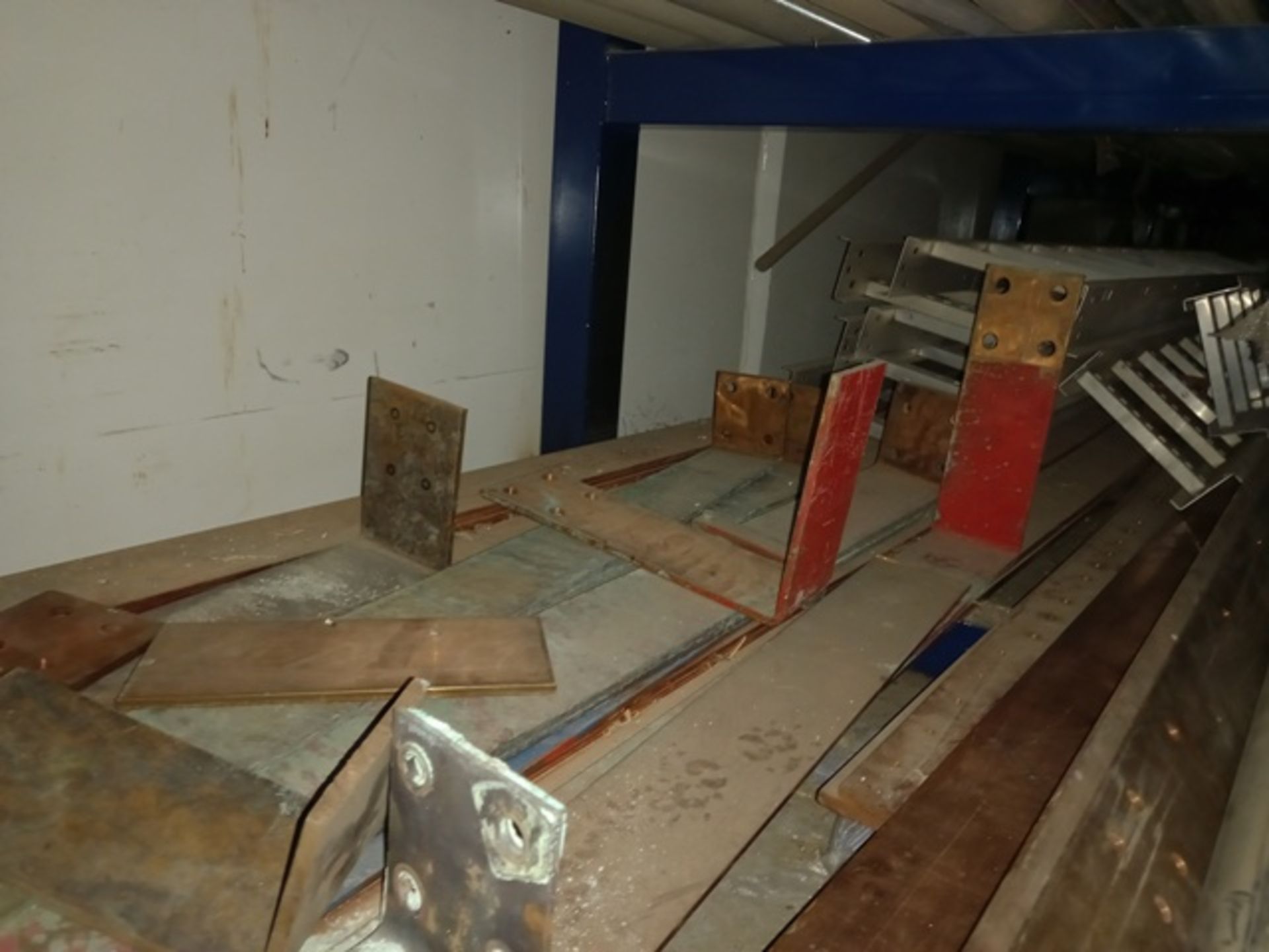 Lot of (35) Copper Bars (0.10 M X 6.00 M X 1/4 Inch), (13) Electric Shelfs - Image 3 of 8