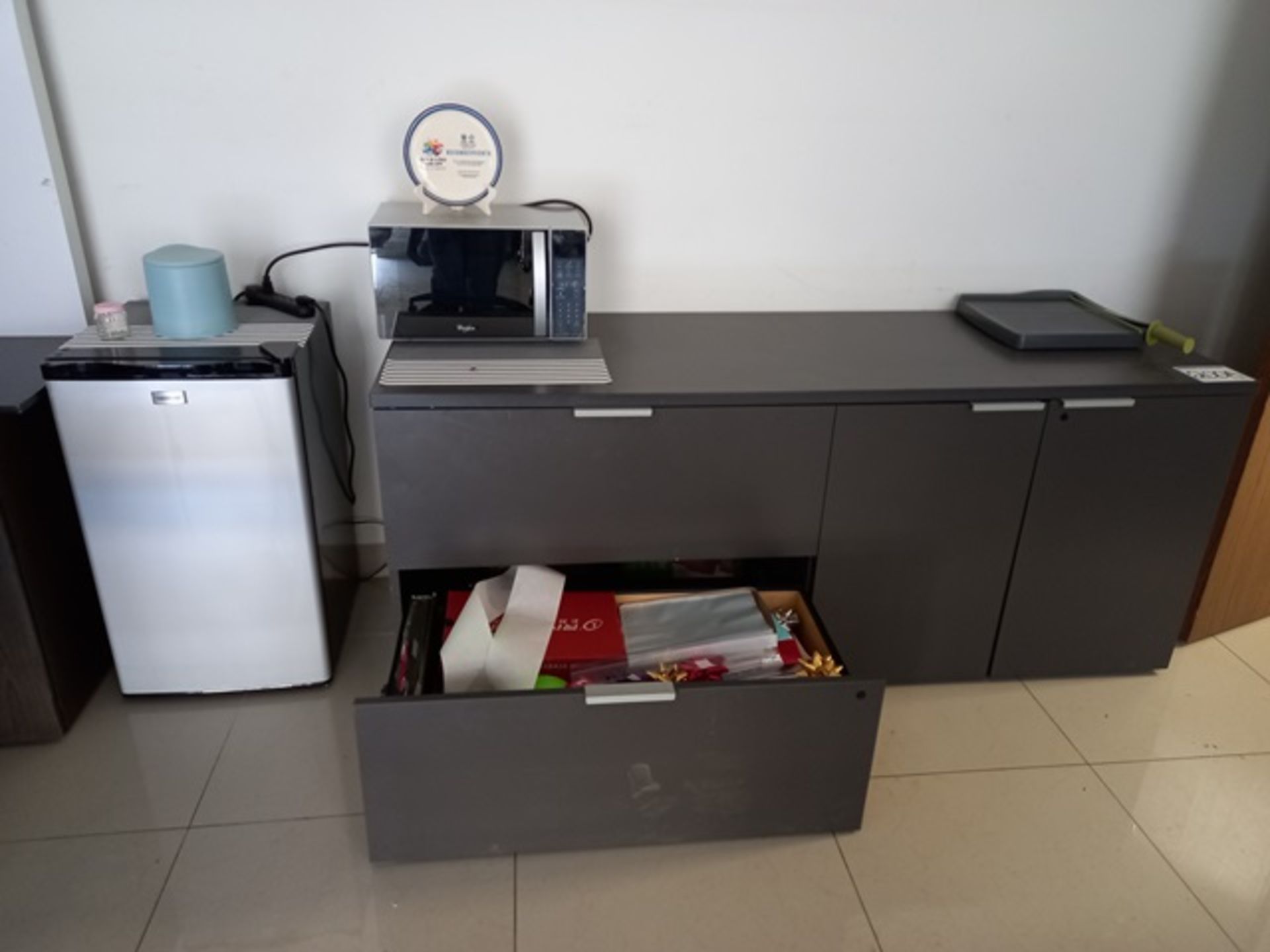 Lot of Office Furniture, Consisting Of: (3) File Cabinets With 3 Drawers, (3) Bookcases & more - Image 5 of 11