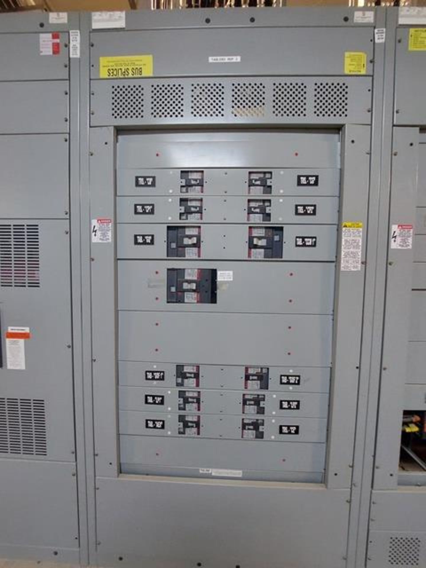4 Sections 3000 A/1600 A General Electric Spectra Series Switchboards, 480Y / 277V, 150 KVA; - Image 5 of 6