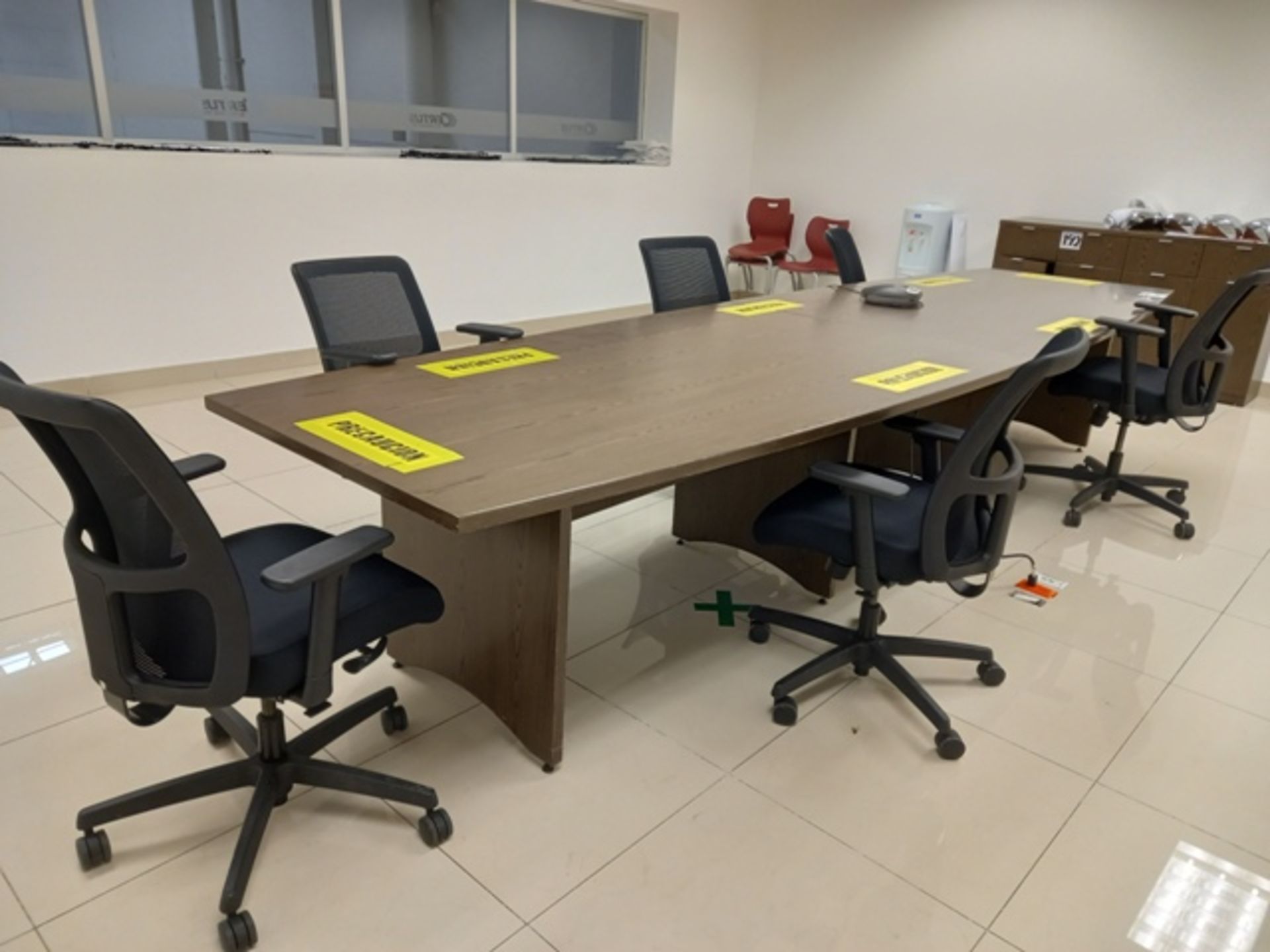 (16) Pcs Office Furniture Consisting Of: (1) 12 People Meeting Room Table, (6) Swivel, and more - Image 5 of 18