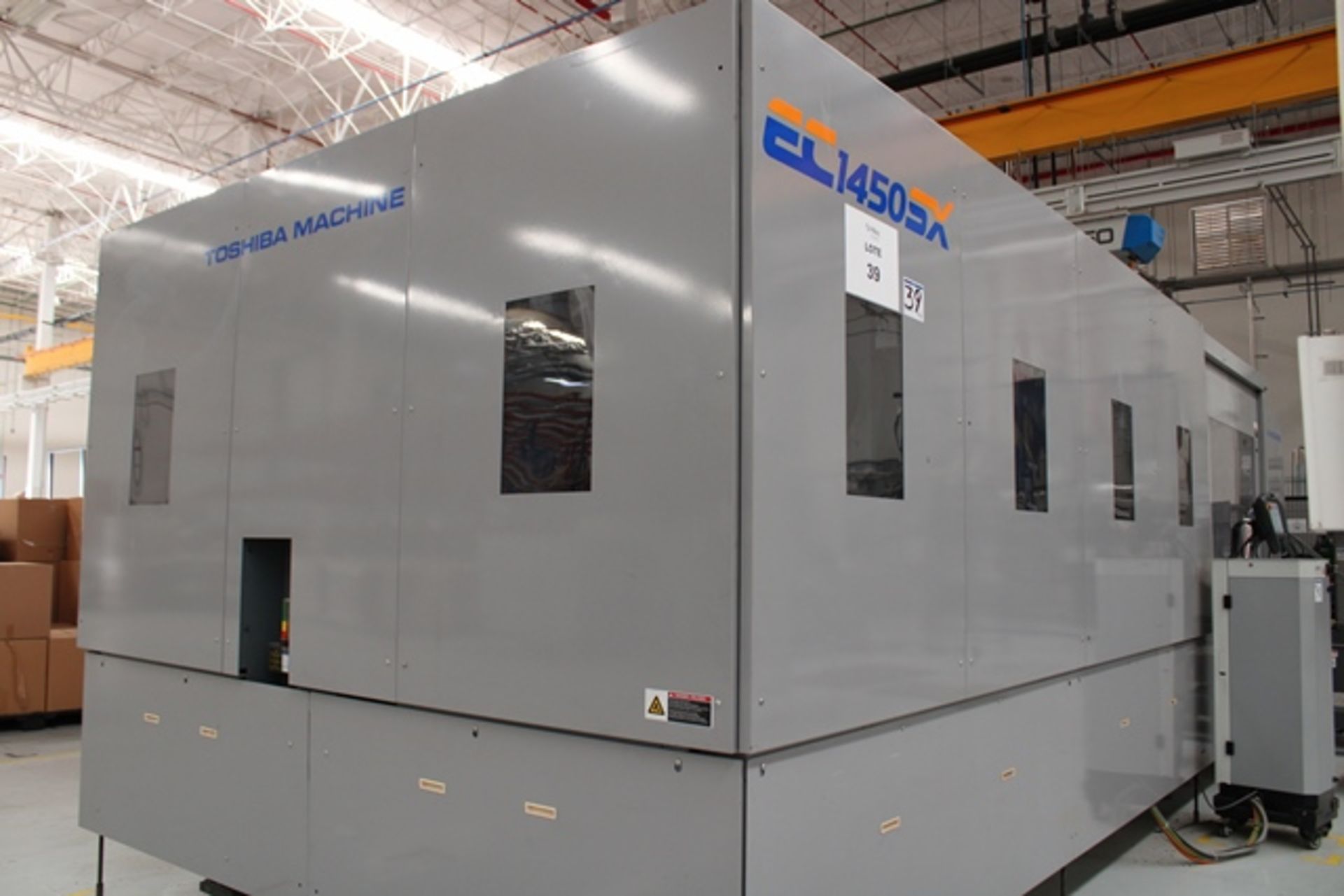 1430 Ton 140 Oz Toshiba EC1450SXV50-78AT Electric Injection Molding Machine; Mfg. Year: 2016