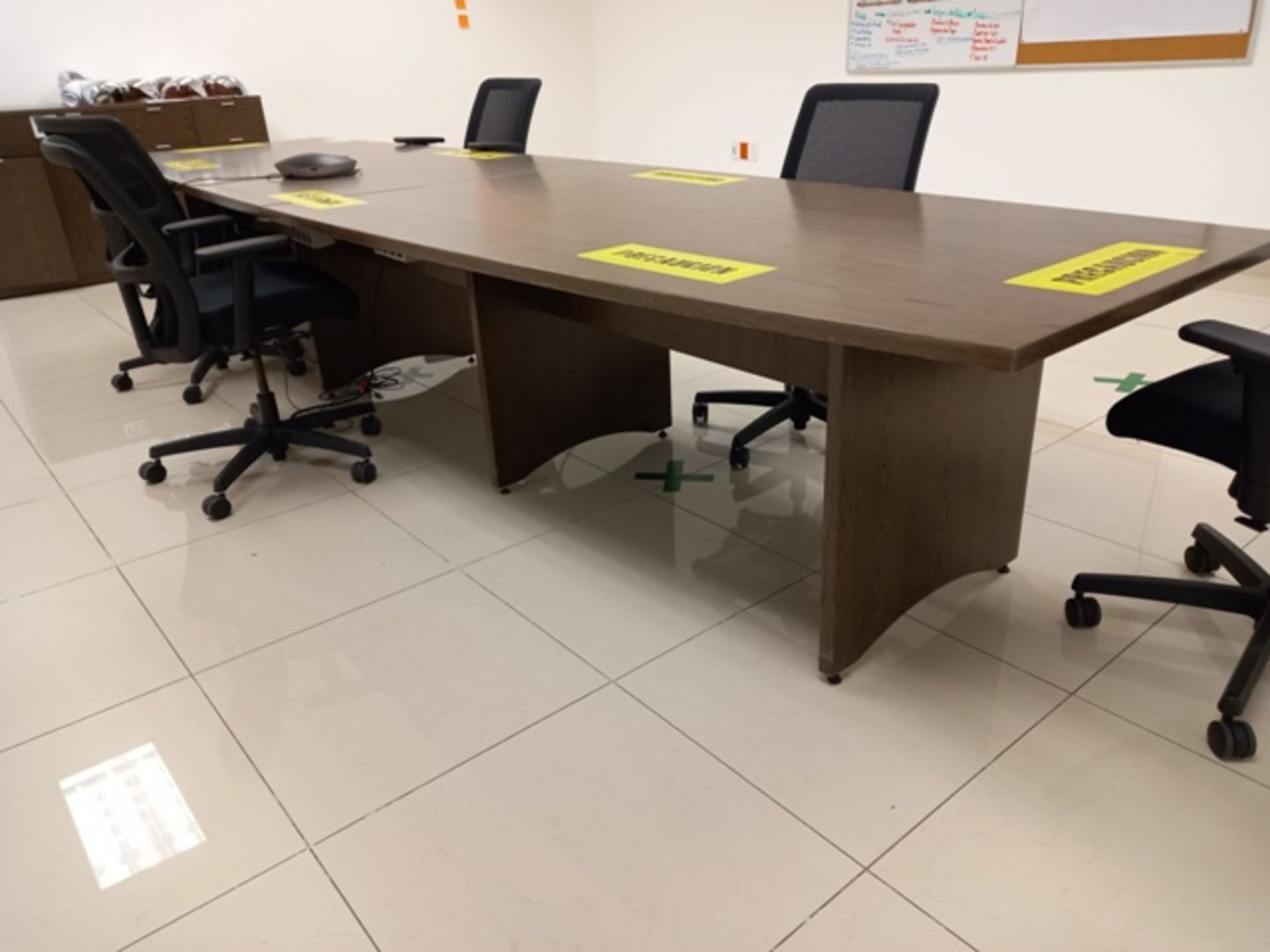 (16) Pcs Office Furniture Consisting Of: (1) 12 People Meeting Room Table, (6) Swivel, and more - Image 6 of 18