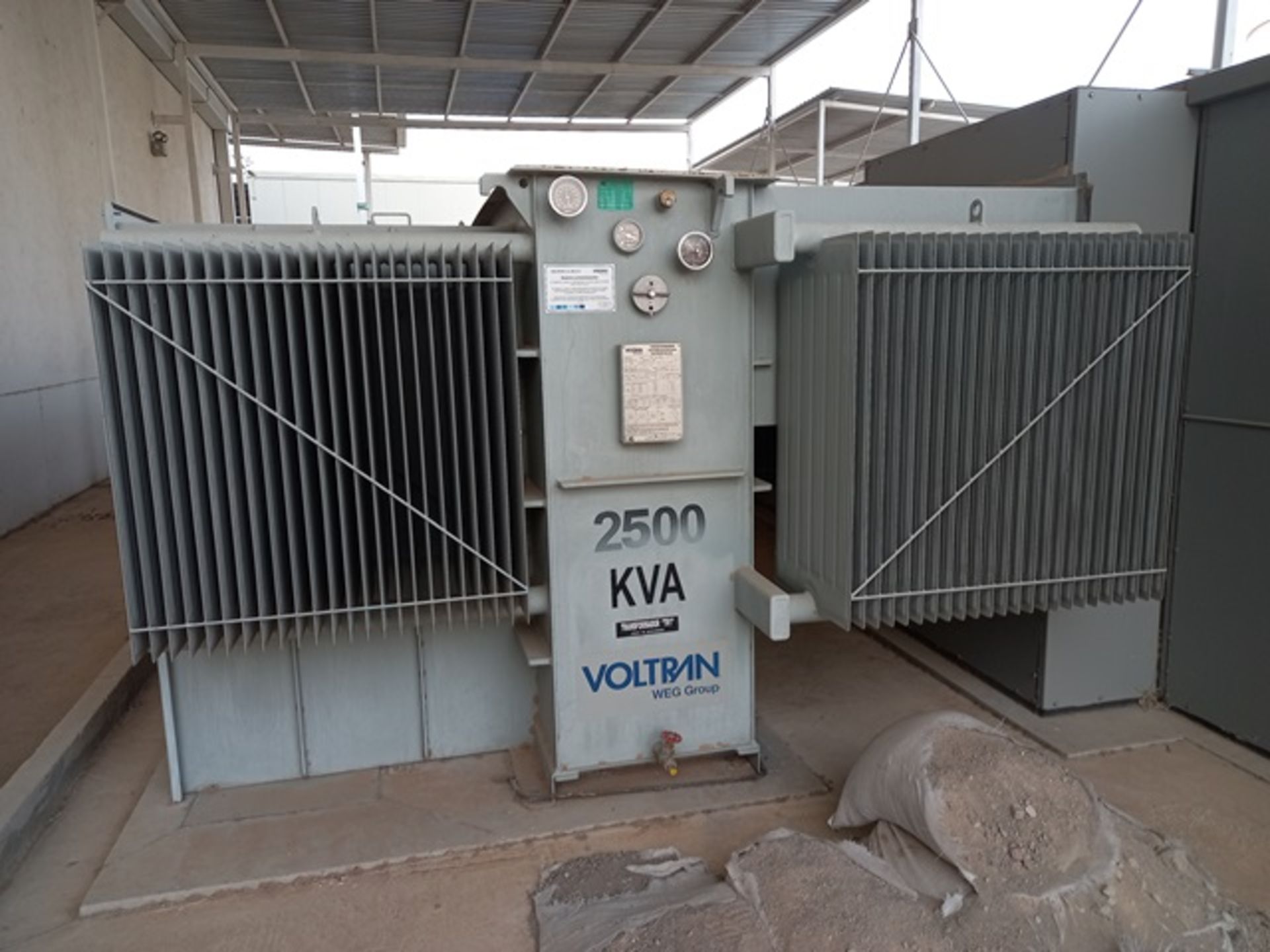 2500 KVA Electric Transformer, 34,500-480Y/277 V, Serial Number: 1032904744, Year 2016