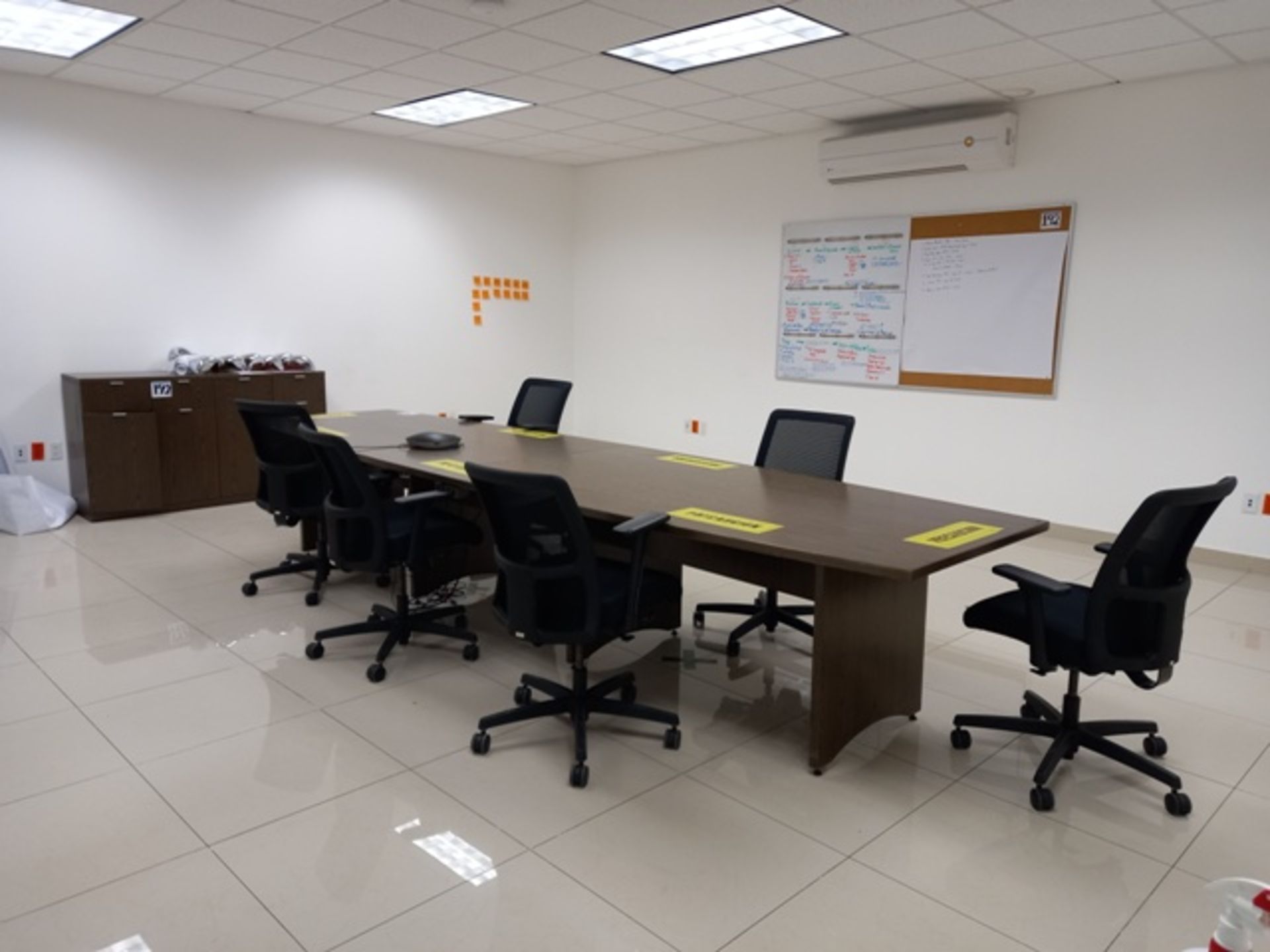 (16) Pcs Office Furniture Consisting Of: (1) 12 People Meeting Room Table, (6) Swivel, and more - Image 3 of 18