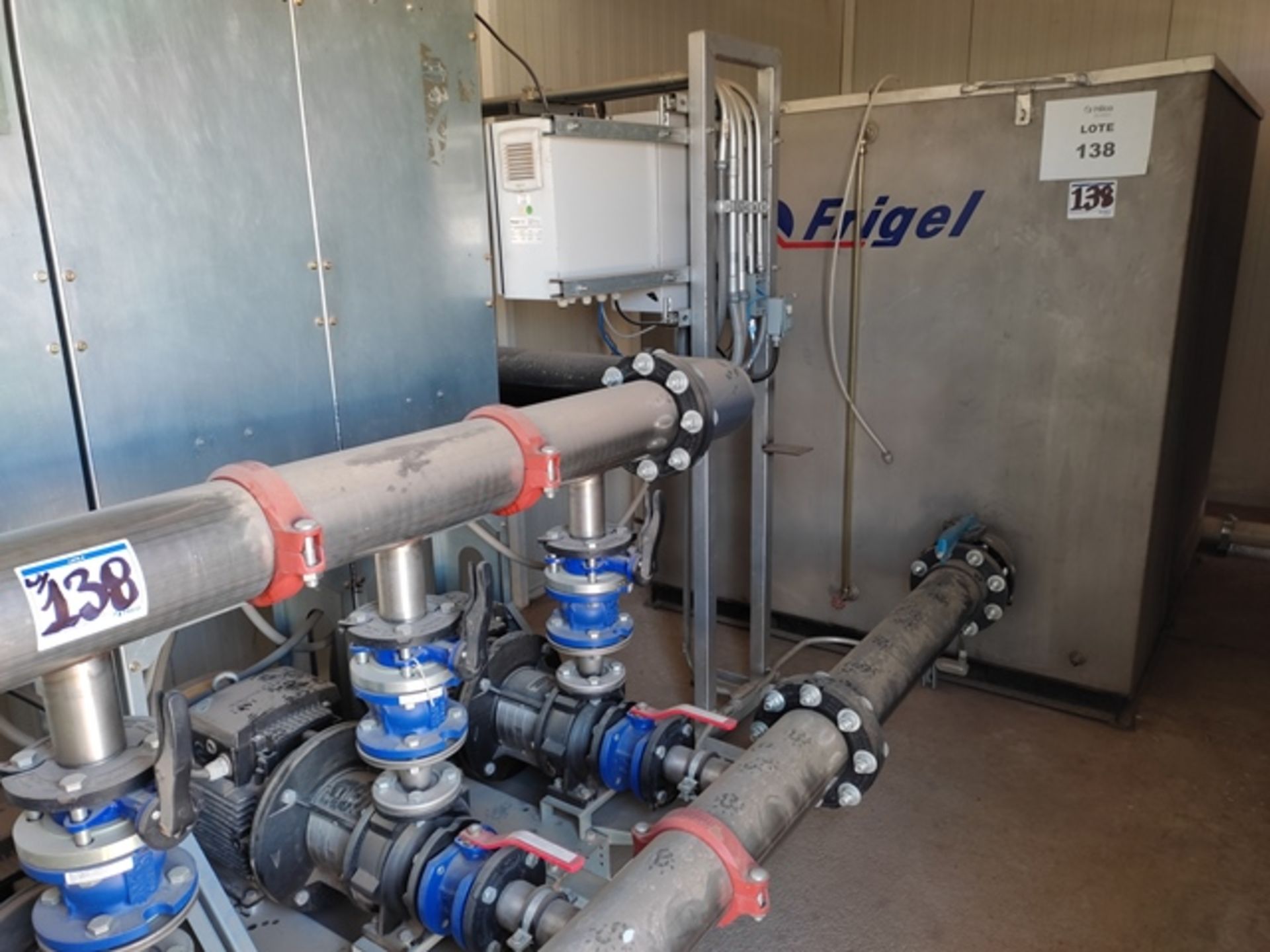 Frigel GPP1200/3 HP Cool Water Recirculation Pumping Station, Serial: 1611067; with: (3) Grundfos - Image 4 of 28