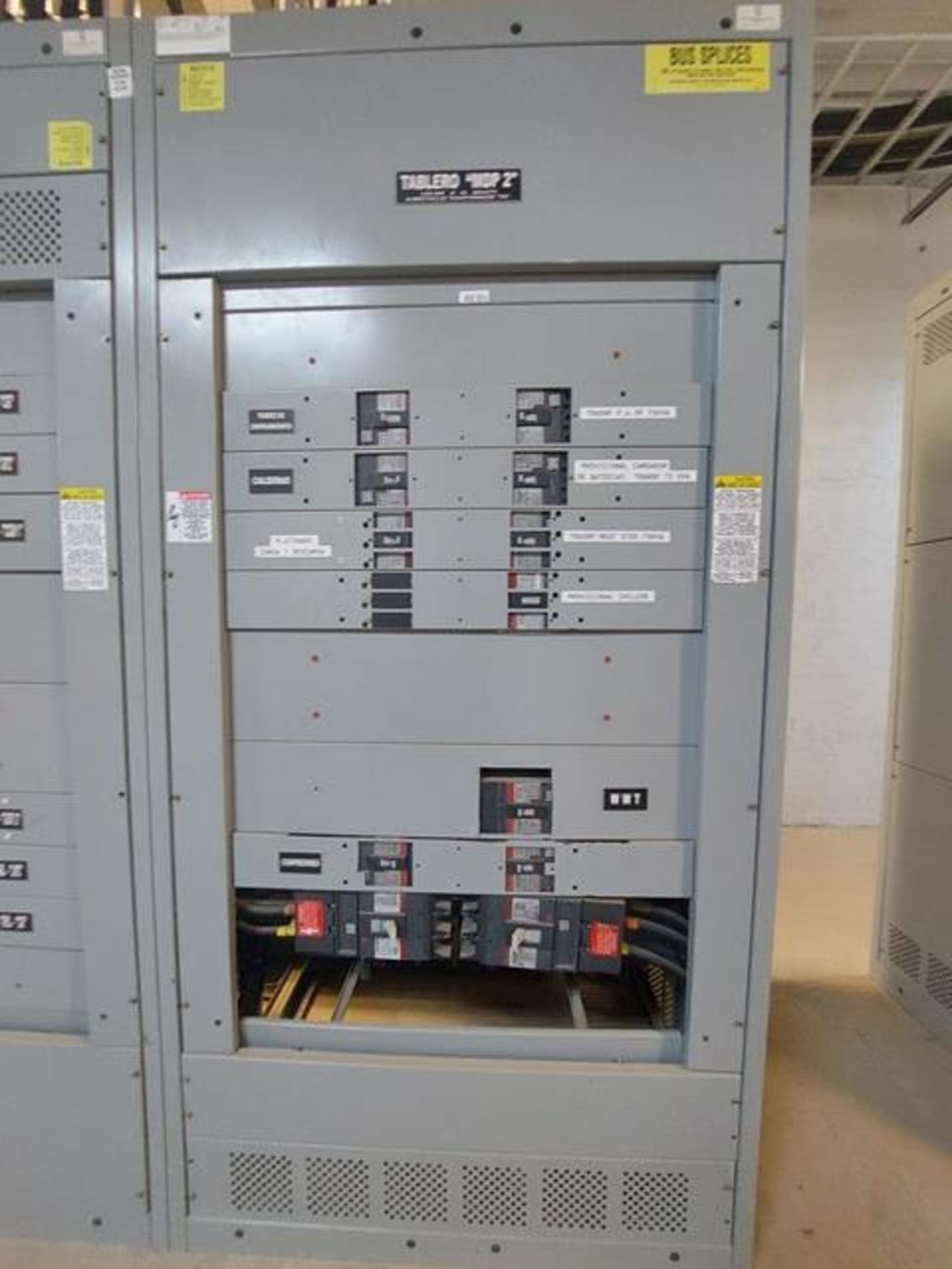 4 Sections 3000 A/1600 A General Electric Spectra Series Switchboards, 480Y / 277V, 150 KVA; - Image 6 of 6