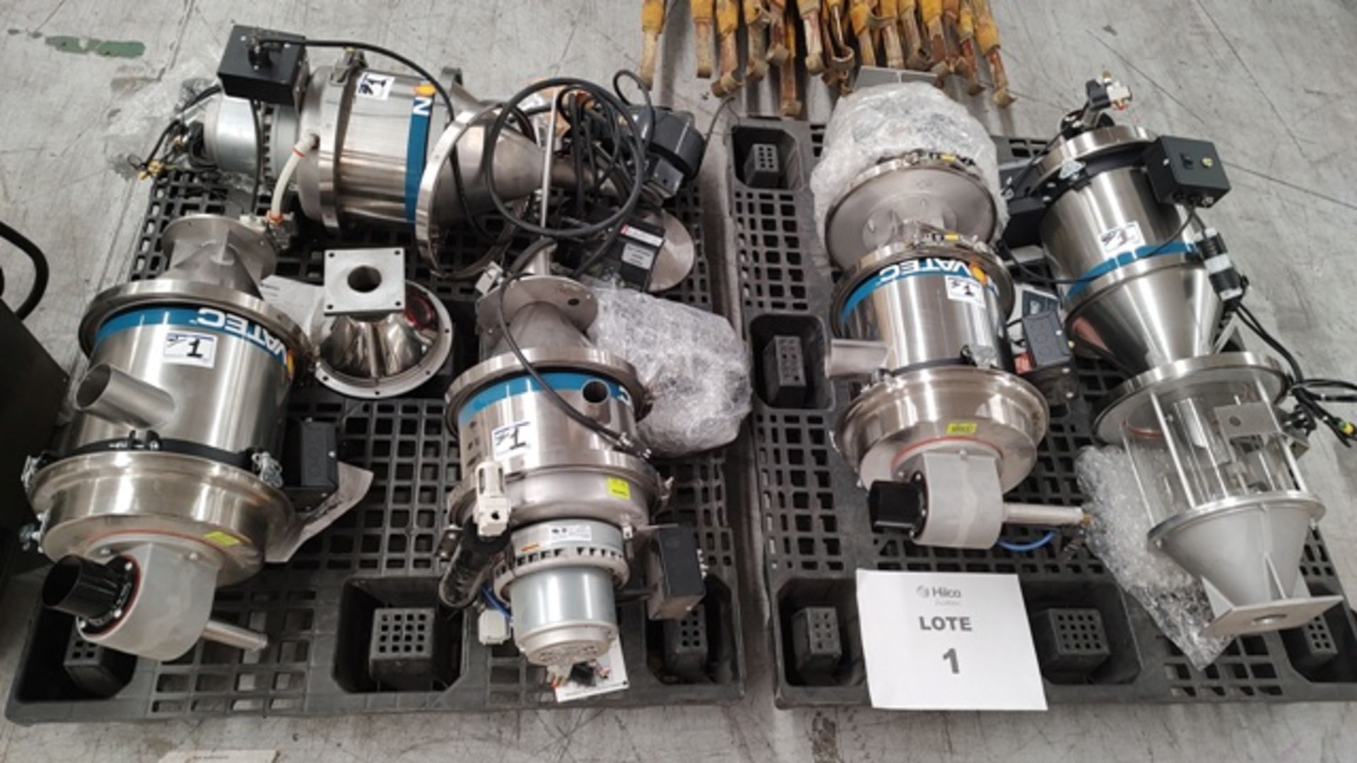 Lot Consisting of: (5) Novatec VL-12 / VRH-19 / VRH-19-MM Vacuum Hopper Feeders