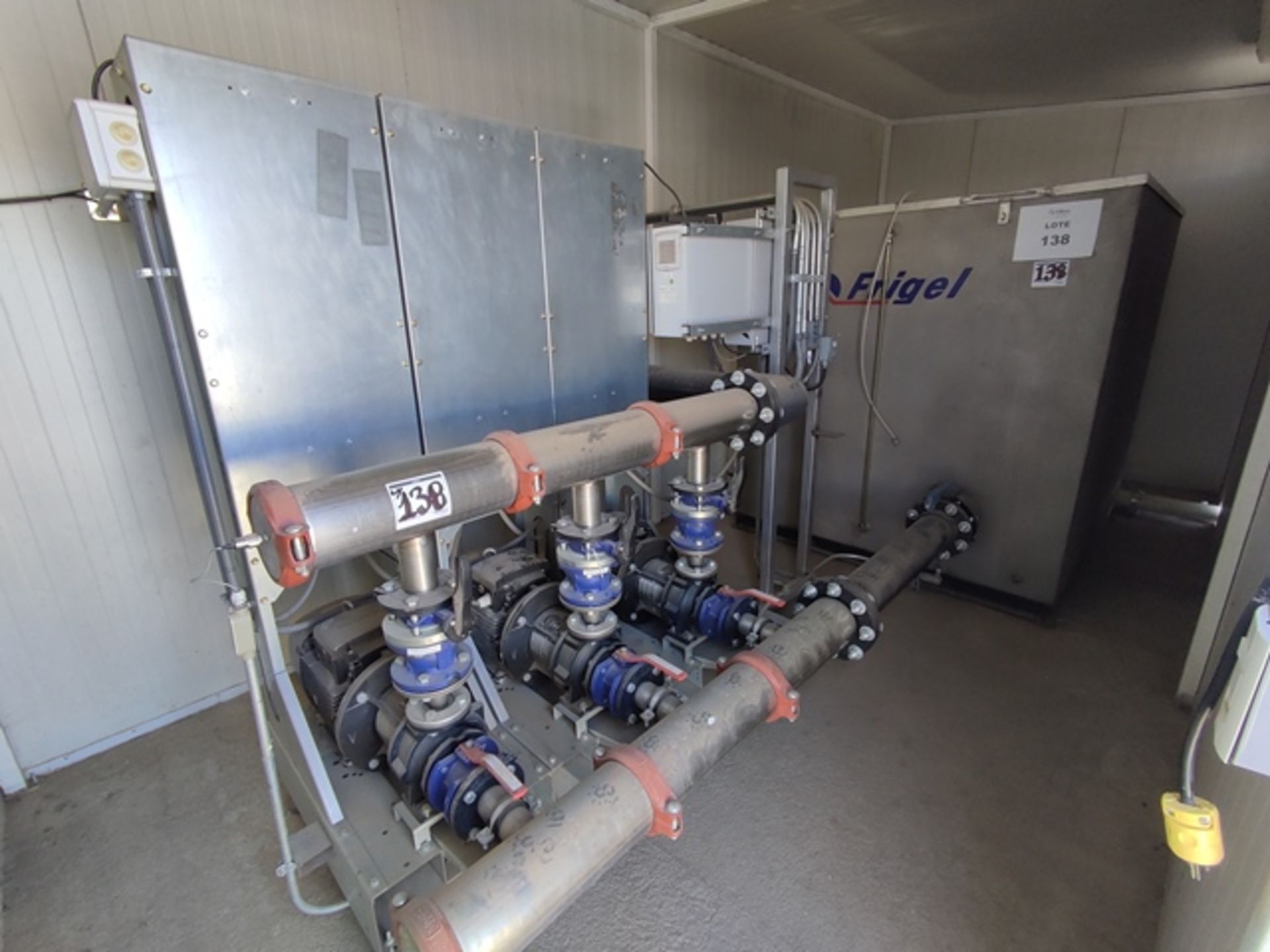 Frigel GPP1200/3 HP Cool Water Recirculation Pumping Station, Serial: 1611067; with: (3) Grundfos - Image 2 of 28