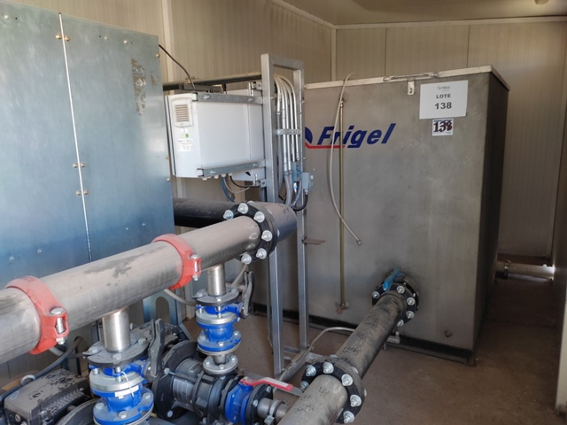 Frigel GPP1200/3 HP Cool Water Recirculation Pumping Station, Serial: 1611067; with: (3) Grundfos