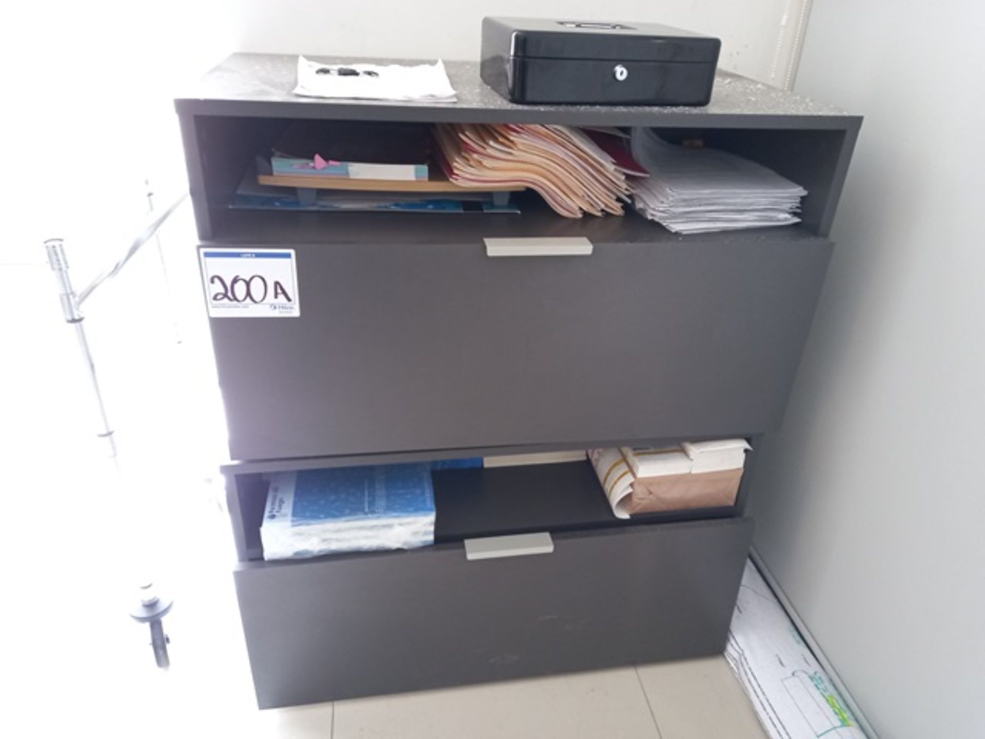 Lot of Office Furniture, Consisting Of: (3) File Cabinets With 3 Drawers, (3) Bookcases & more - Image 4 of 11