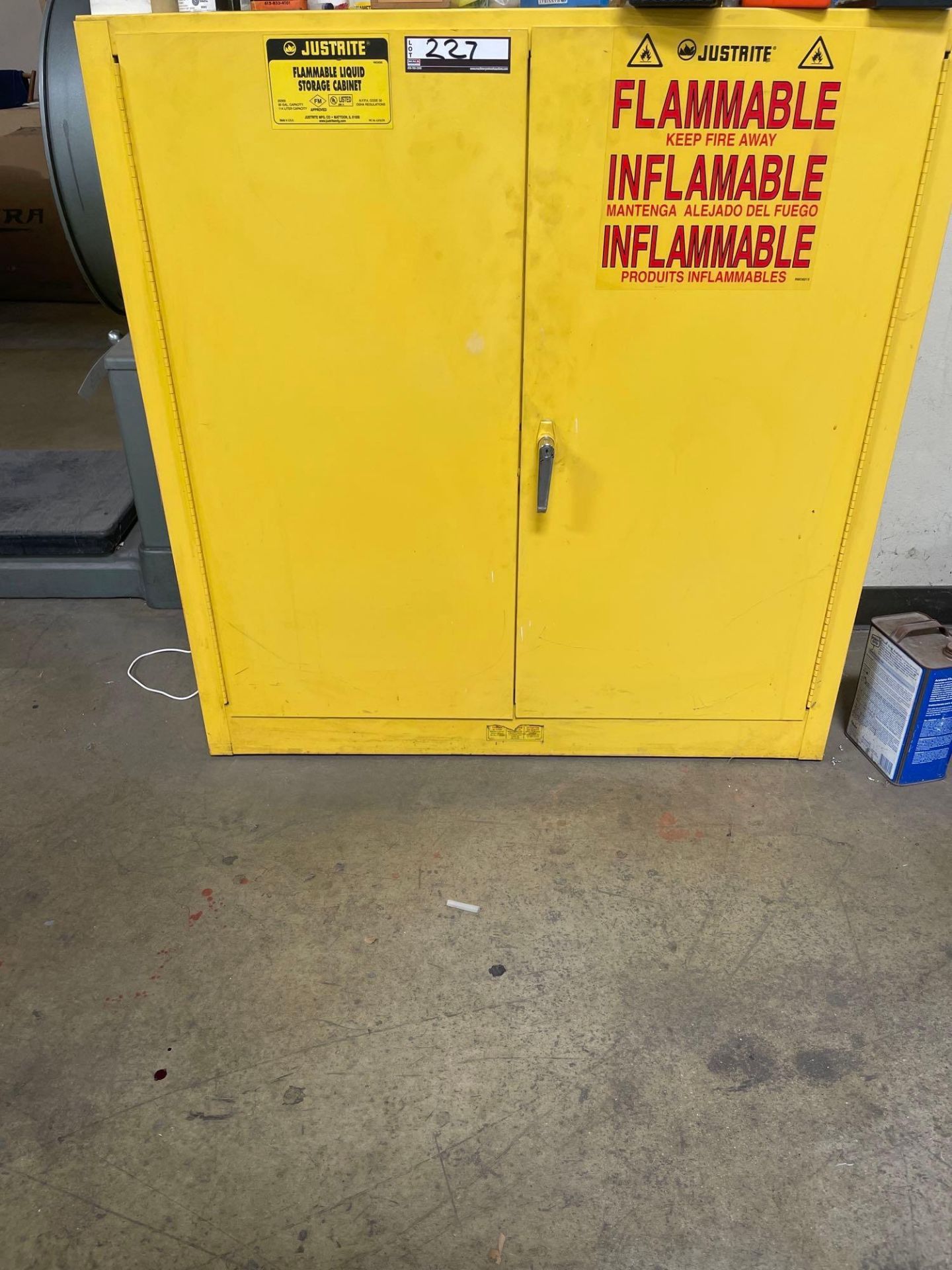 Just-Rite Flammable Liquid Storage Cabinet - Image 3 of 3