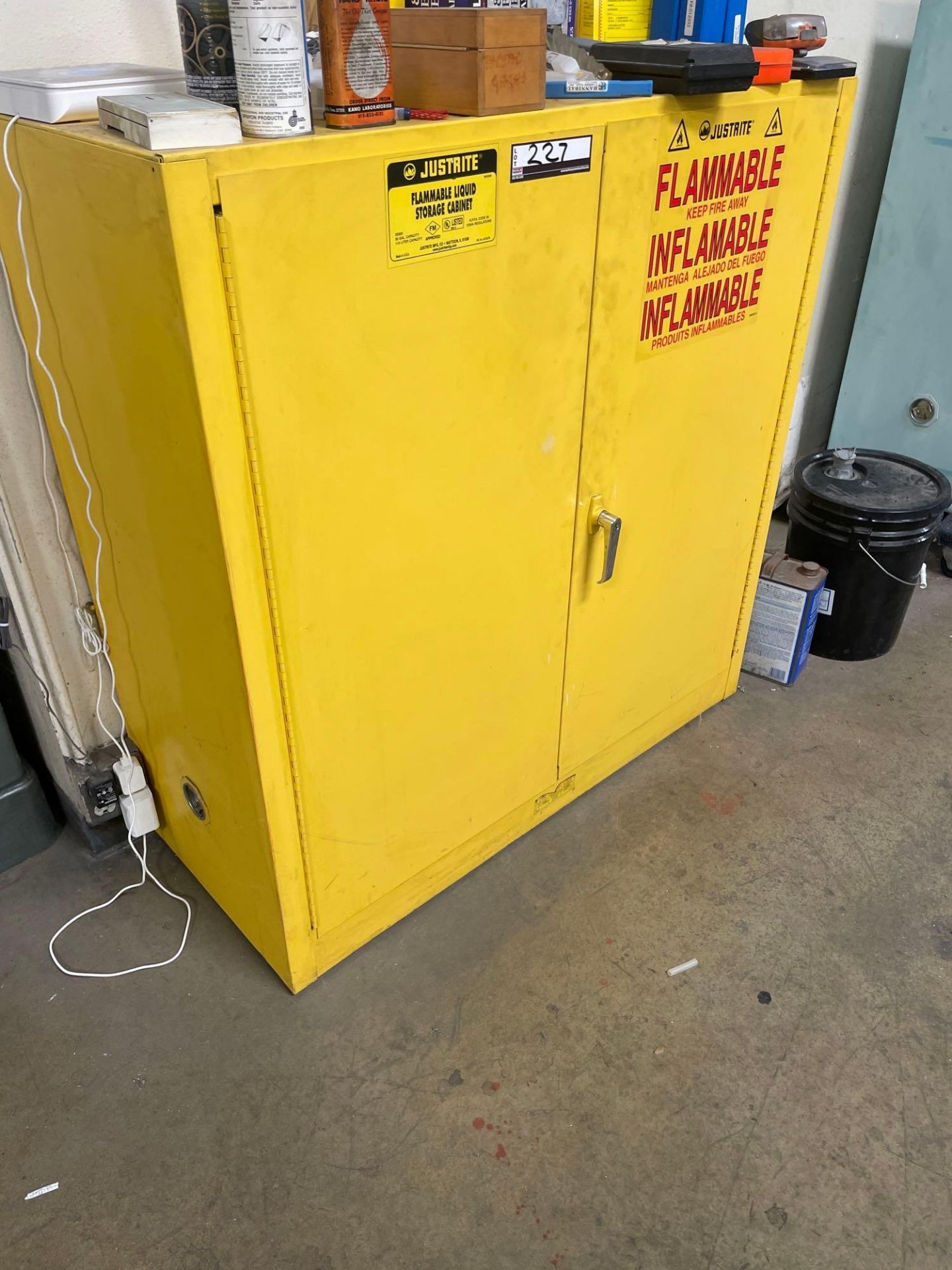 Just-Rite Flammable Liquid Storage Cabinet - Image 2 of 3