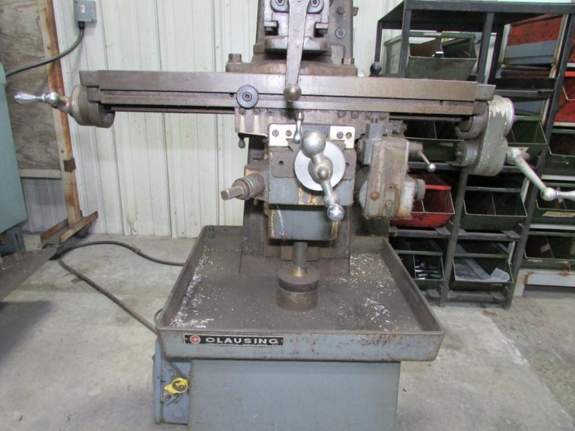 Clausing 8540 Horizontal Mill, 26" x 6.75" Table, Table Power Feed with Variable Feed Control, 4.25: - Image 4 of 7