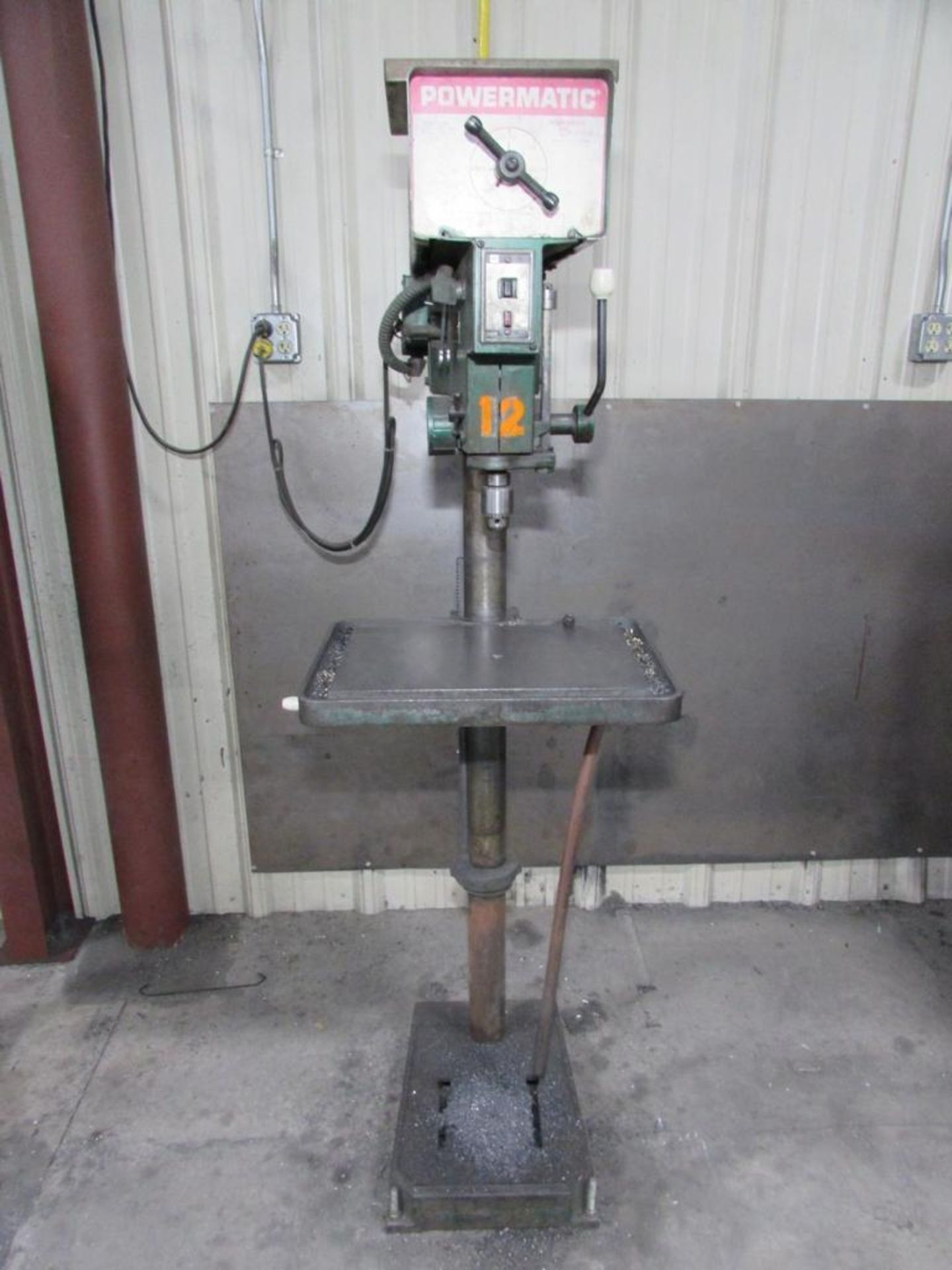 Powermatic Houdaille 1150A 15" Floor Standing Drill Press, 18"x12" Table, 1/2" Jacobs Chuck, 6" Stro - Image 2 of 9