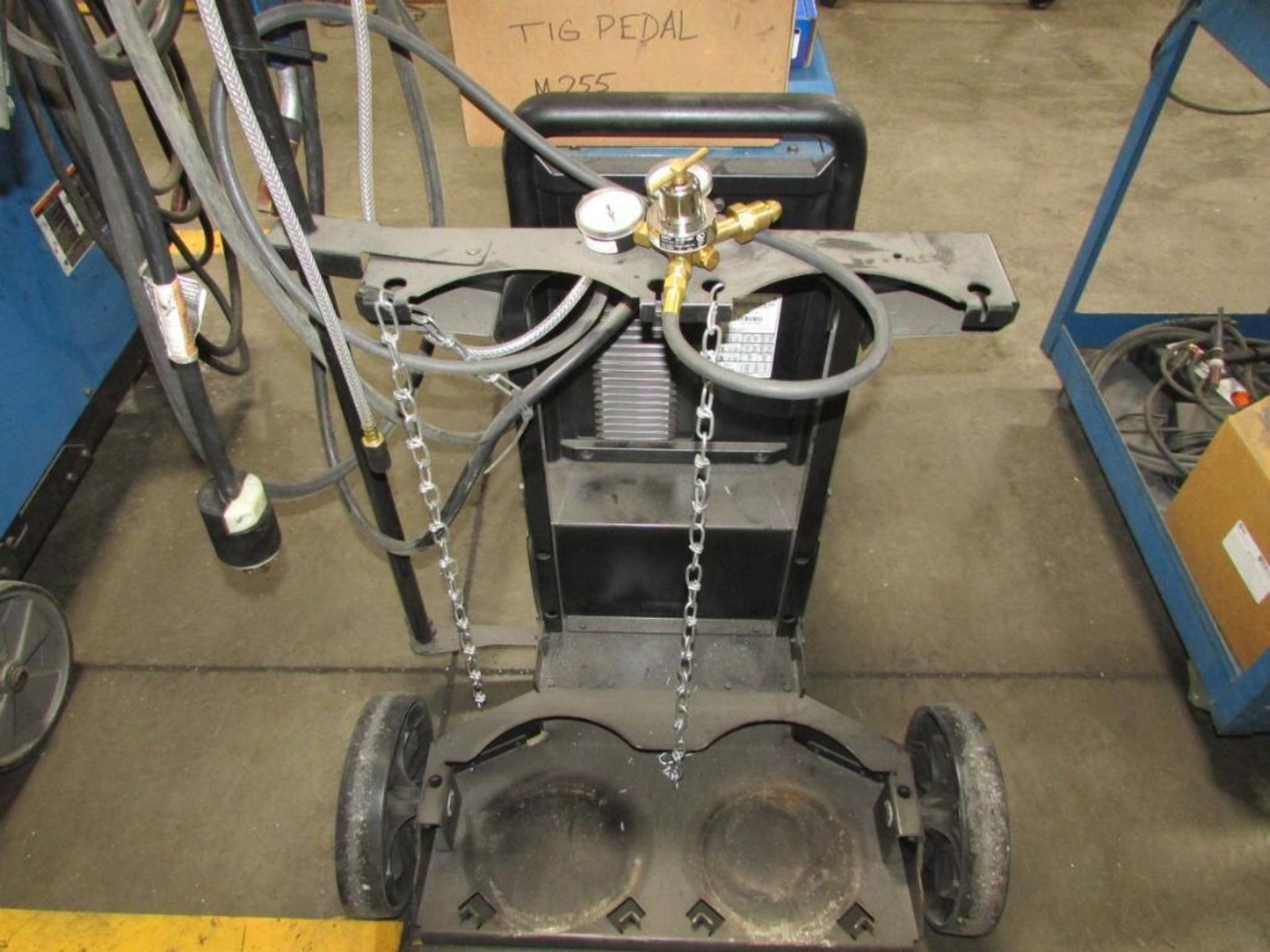 Miller Multimatic 255, Multi Process Welding Power Source, with Internal Wire Feeder, Welding Clamp, - Image 6 of 10