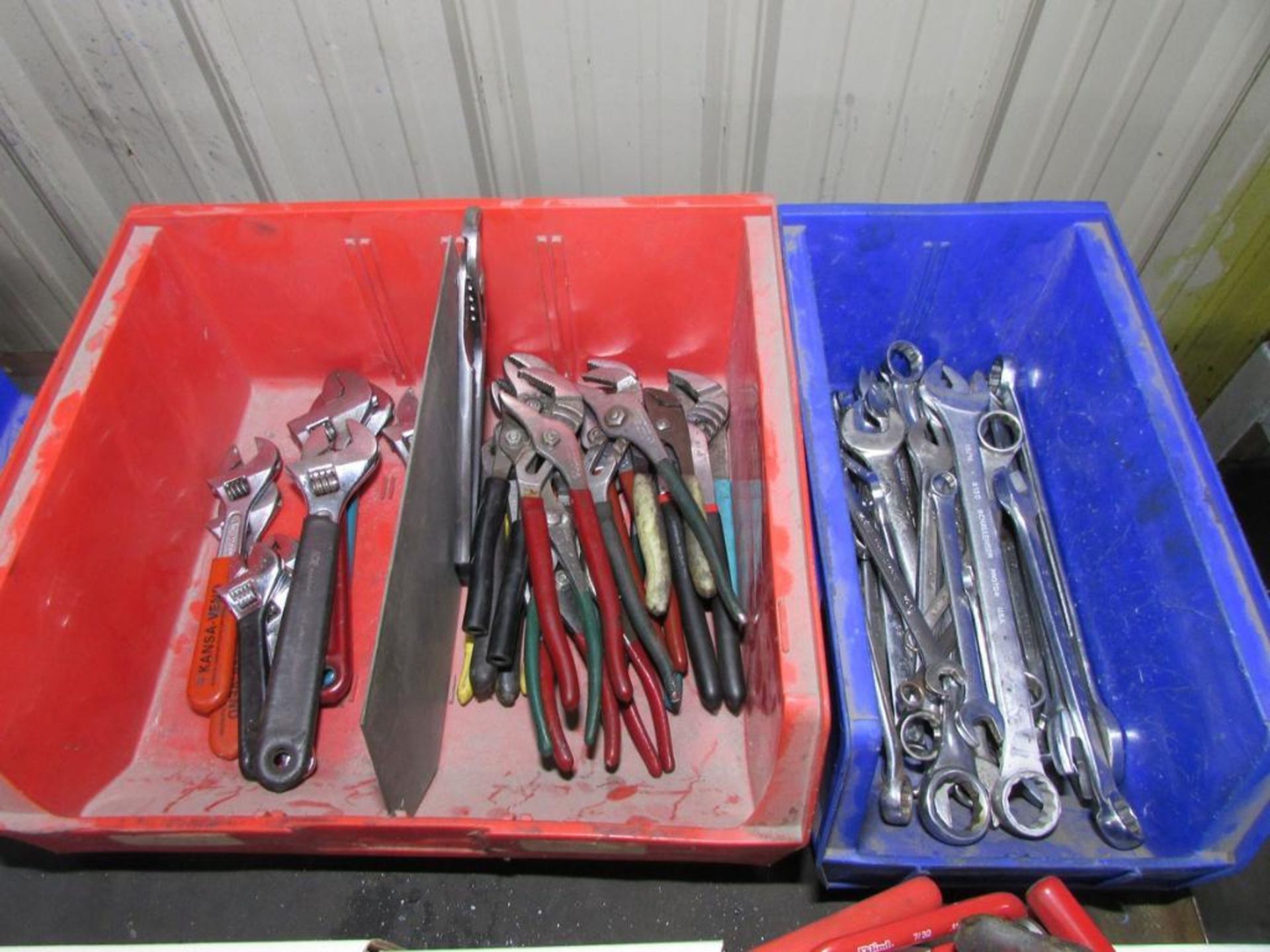 Assorted Hand Tools: Wrenches, Drivers, Allen Wrenches, Ratchet, Compression tools, Pliers, Adjustab - Image 2 of 4