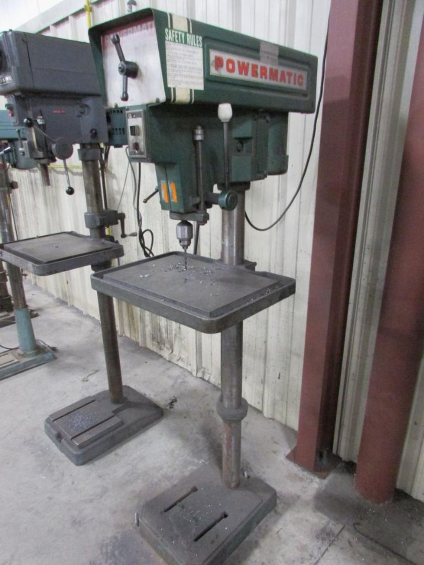 Powermatic Houdaille 1150A 15" Floor Standing Drill Press, 18"x12" Table, 1/2" Jacobs Chuck, 6" Stro - Image 3 of 9