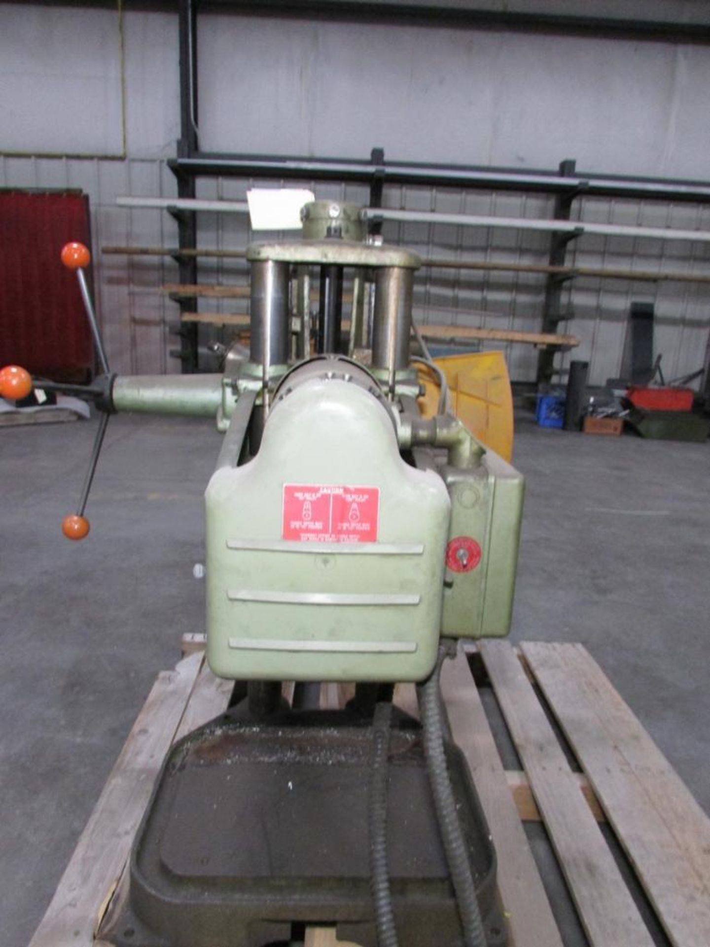 Burgmaster Houdaille 16" 6 Position Turret Drill Press, 6" Stroke, (4) 5/8" Jacobs Chucks, (2) Accut - Image 5 of 12