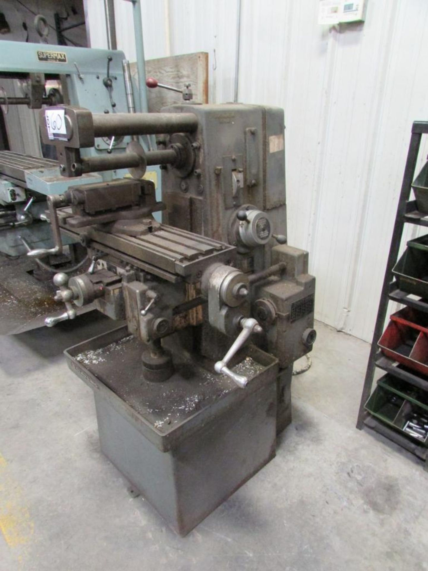 Clausing 8540 Horizontal Mill, 26" x 6.75" Table, Table Power Feed with Variable Feed Control, 4.25: - Image 5 of 7