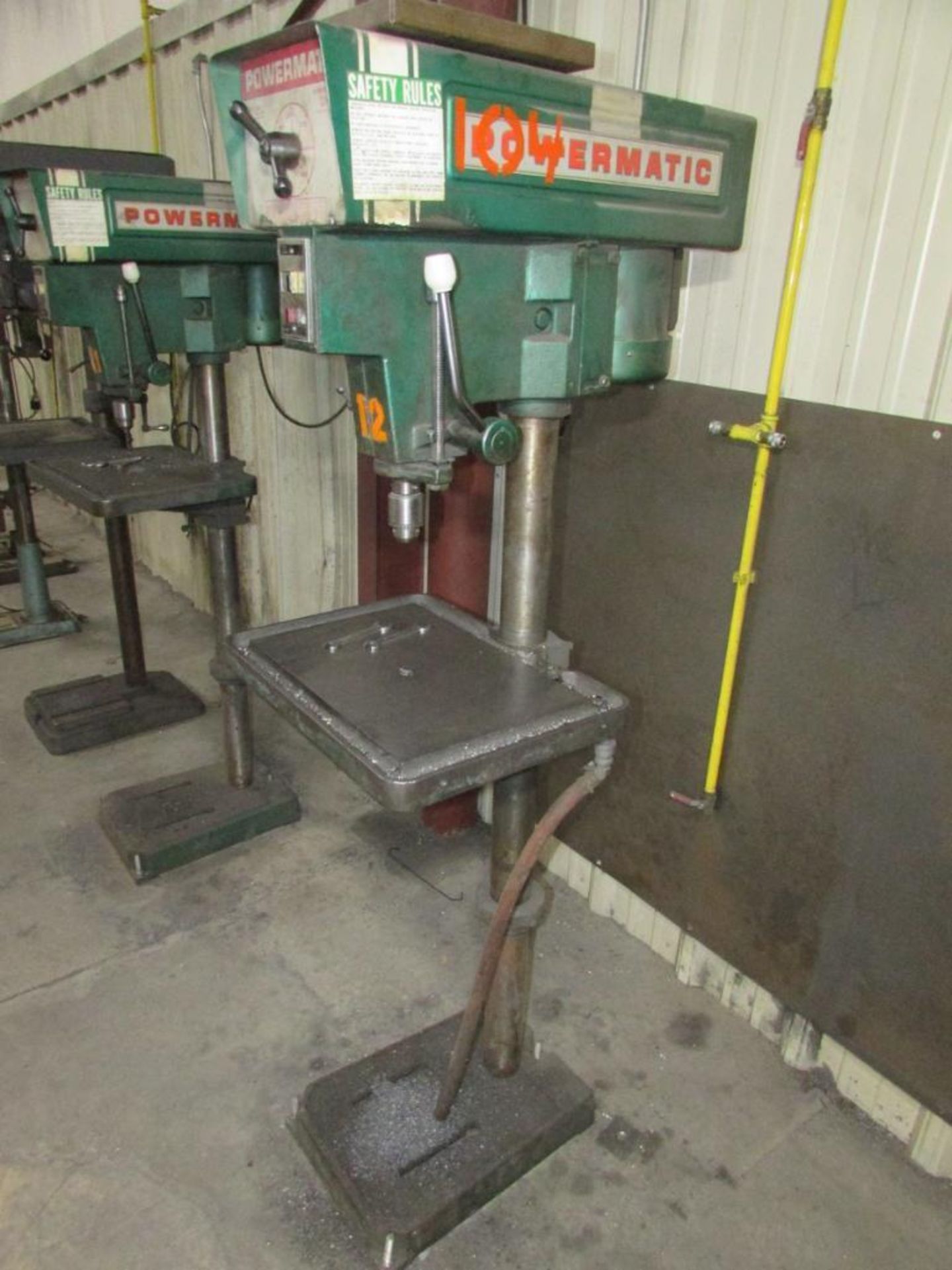 Powermatic Houdaille 1150A 15" Floor Standing Drill Press, 18"x12" Table, 1/2" Jacobs Chuck, 6" Stro - Image 3 of 9