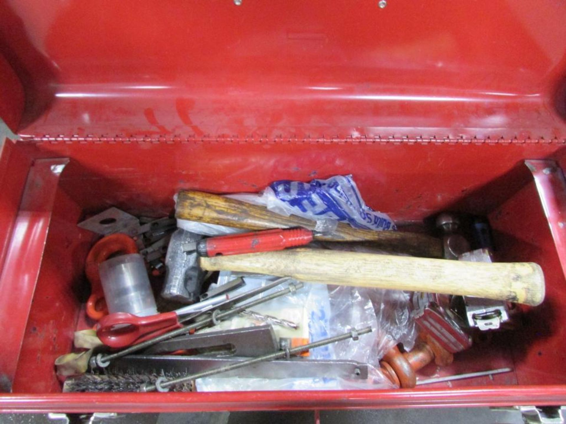 Kennedy 6-Drawer Rolling Tool Box with Open Top Tool Box, Assorted Hand Tools and Contents - Image 7 of 7