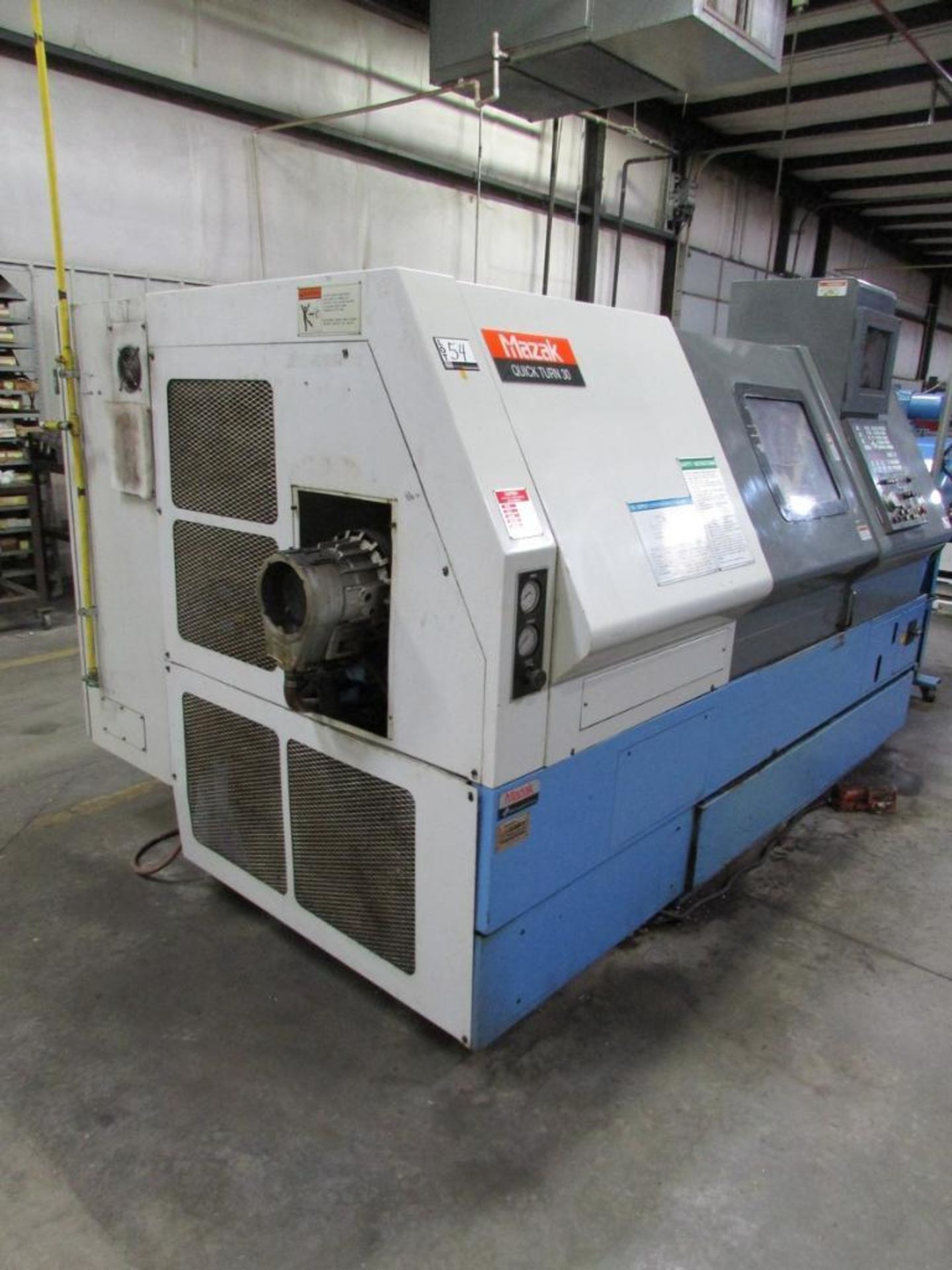 Mazak Quick Turn 30 CNC Turning Center, Mazatrol T Plus Ctrl, 20" Swing, 40" CenterKitagawa B-210 10