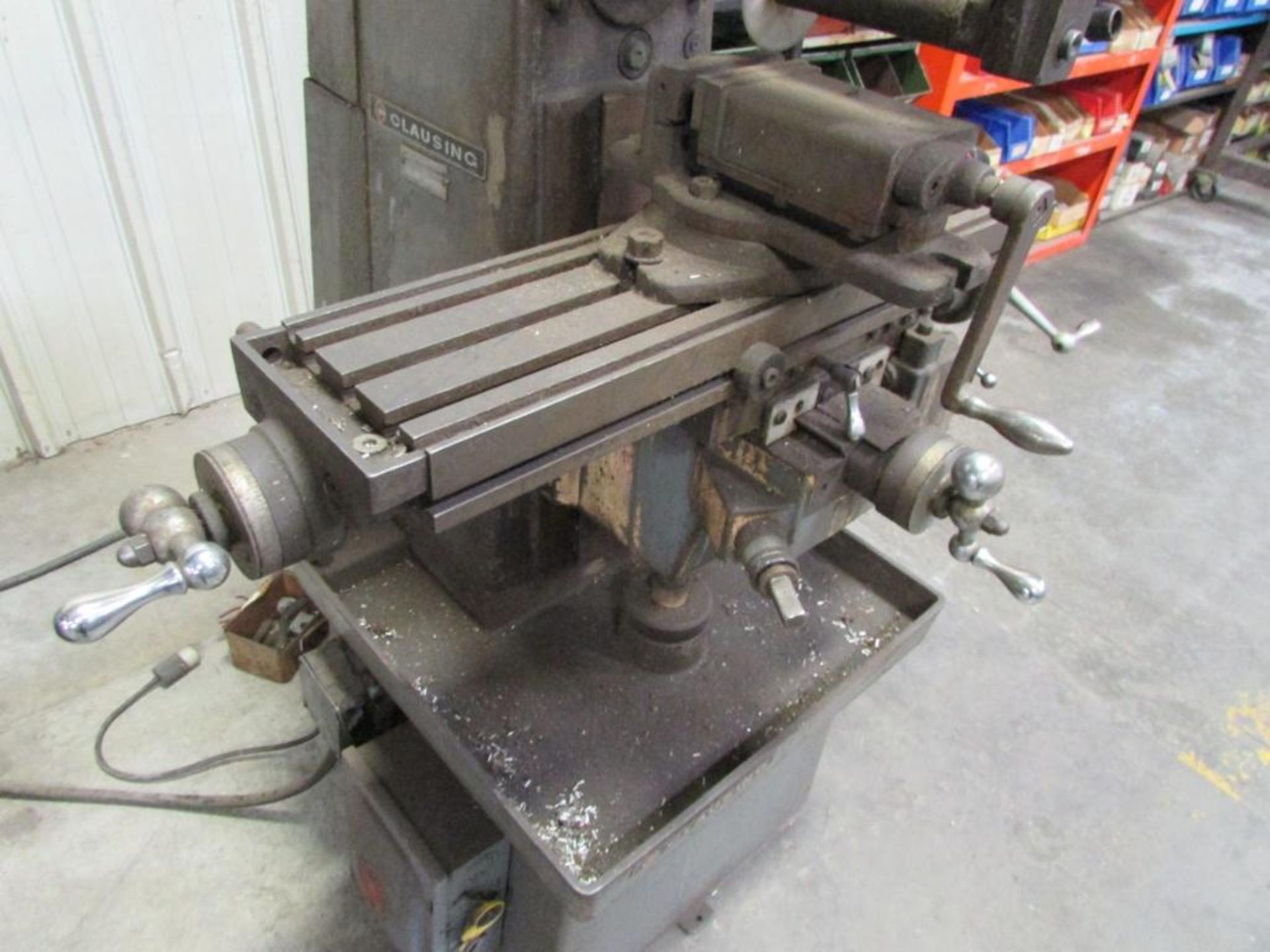 Clausing 8540 Horizontal Mill, 26" x 6.75" Table, Table Power Feed with Variable Feed Control, 4.25: - Image 3 of 7