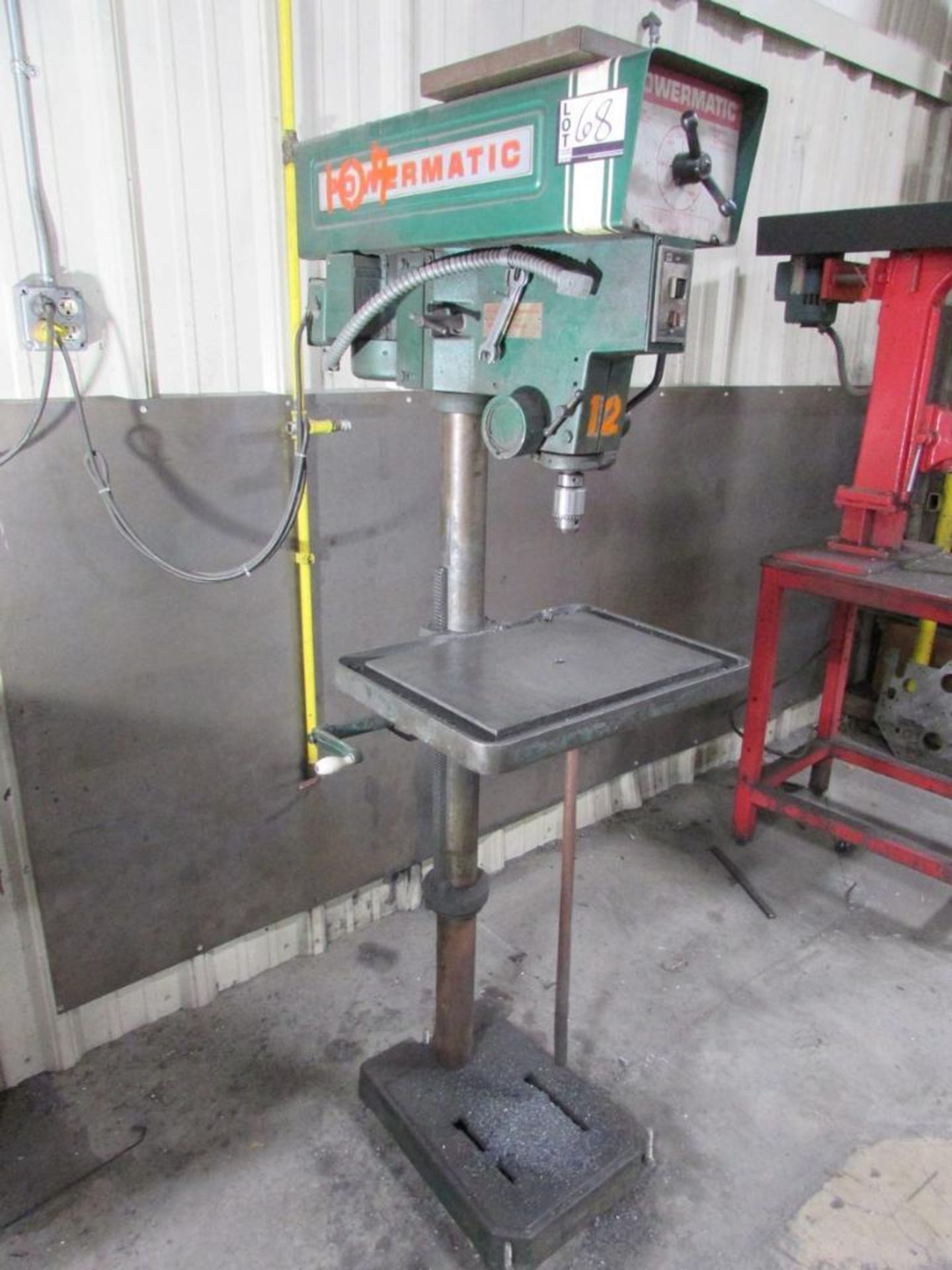 Powermatic Houdaille 1150A 15" Floor Standing Drill Press, 18"x12" Table, 1/2" Jacobs Chuck, 6" Stro