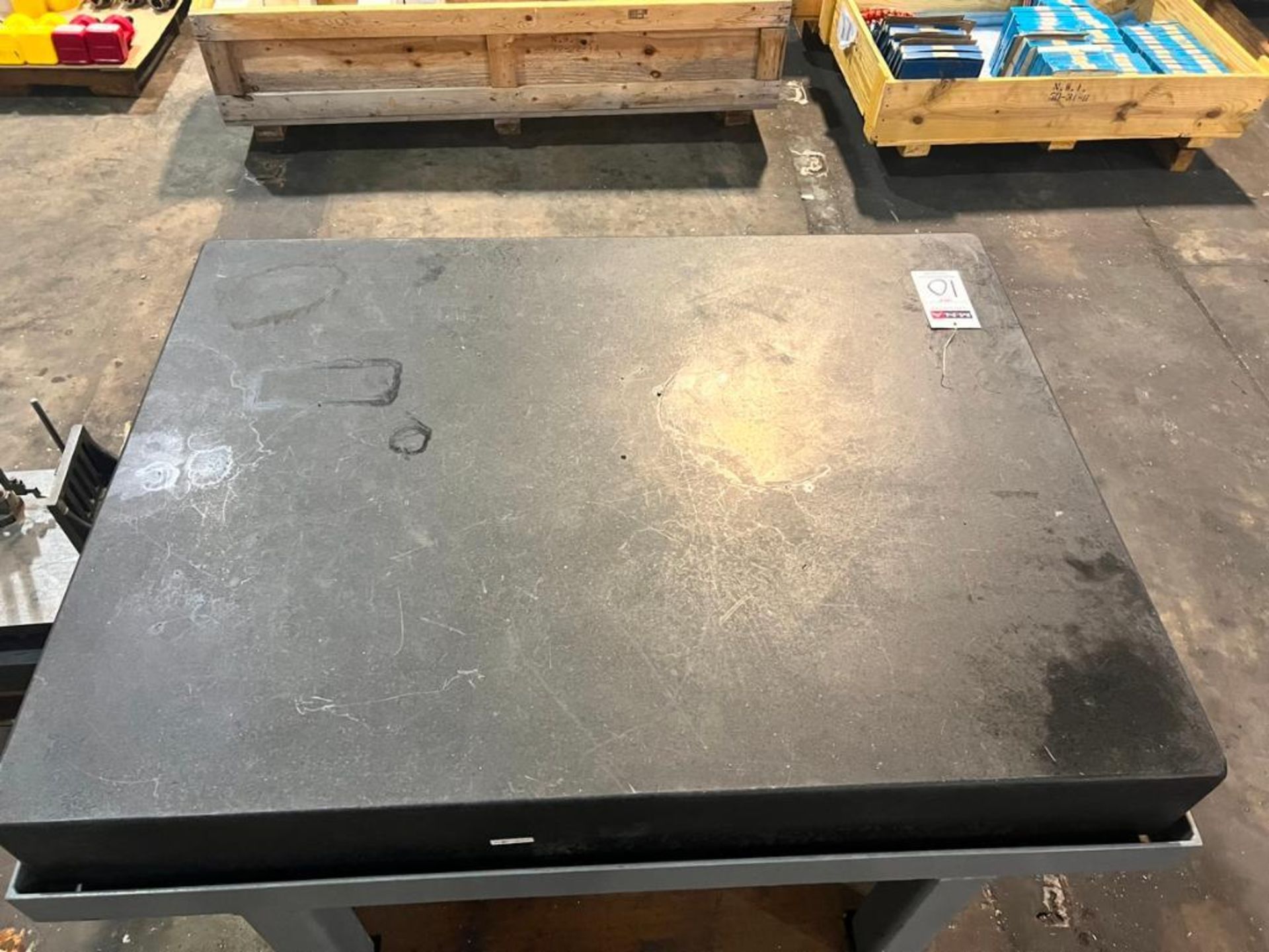 Standridge Granite Corp. 48"x36"x6-1/2" Granite Surface Table - Image 5 of 5