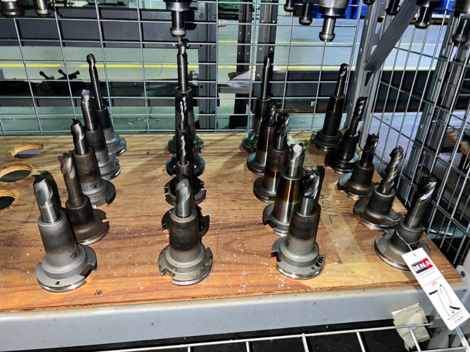 (20) CAT-50 Tool Holders with Assorted Tooling