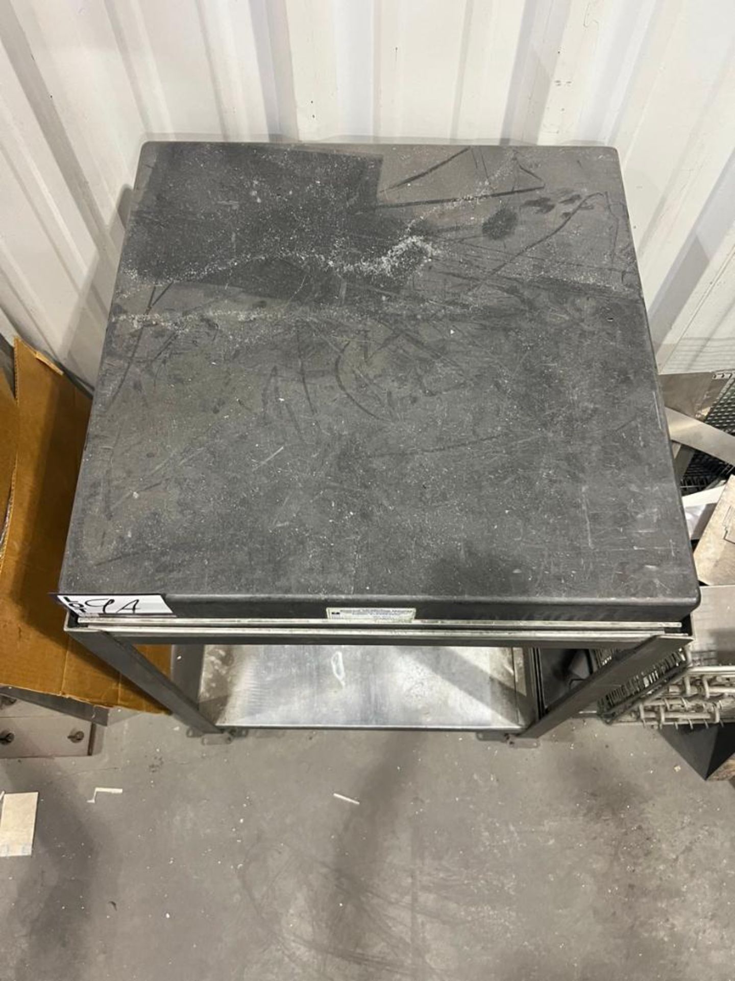 24"x24"x3-1/4" Granite Surface Plate with Rolling Base - Image 3 of 3