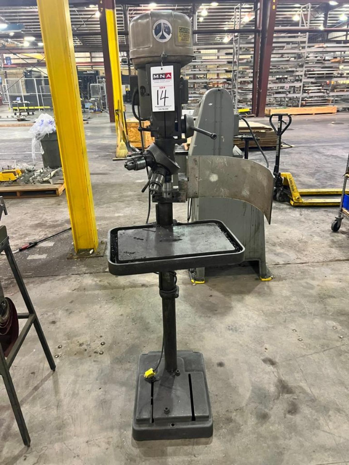 Rockwell 15-665 15" Floor Mounted Drill Press. 18"x12" Adjustable Height Table, 4" Stroke with The Q - Image 2 of 13