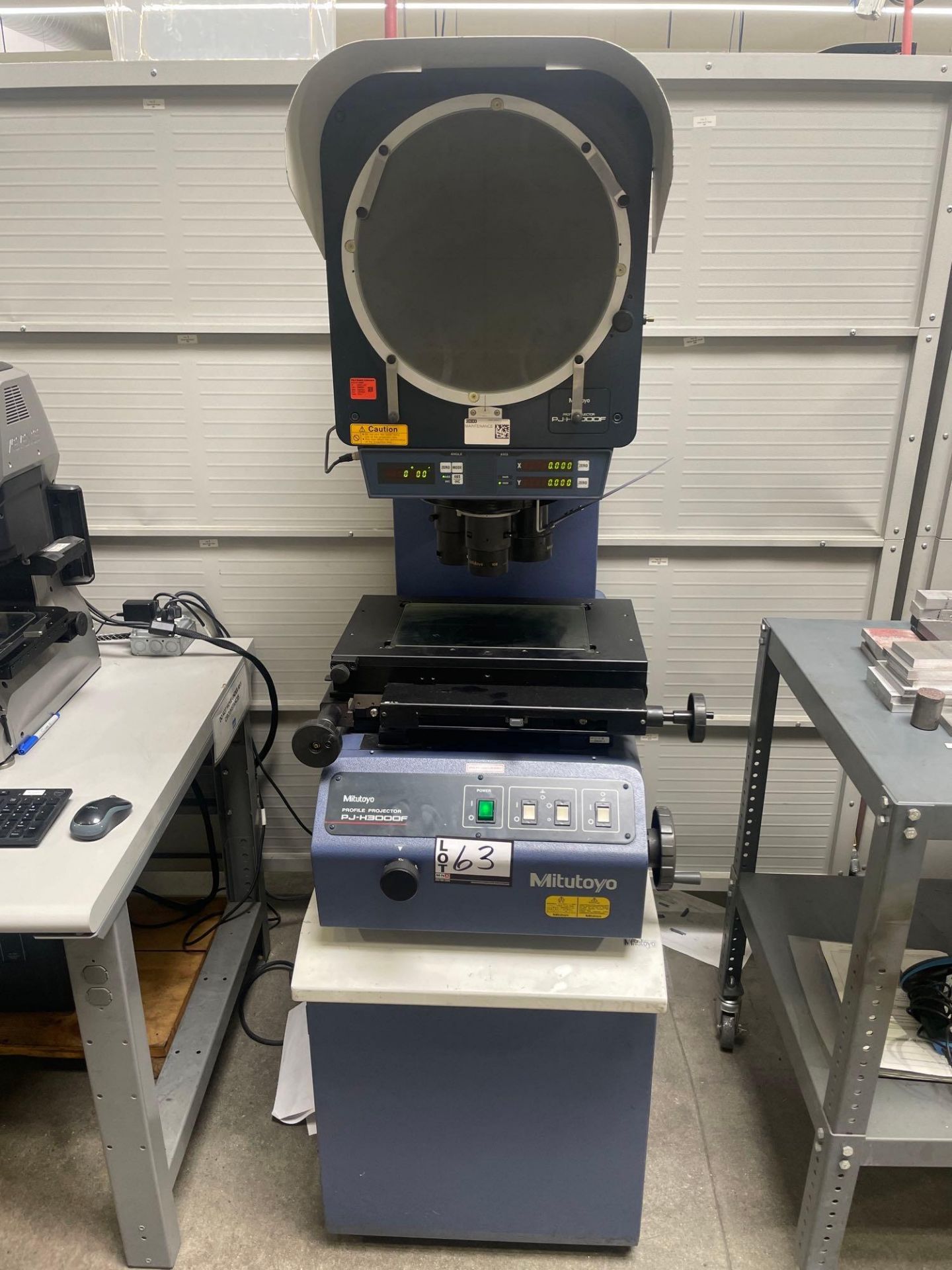 Mitutoyo PJ-H3000F Optical Comparator - Image 6 of 6