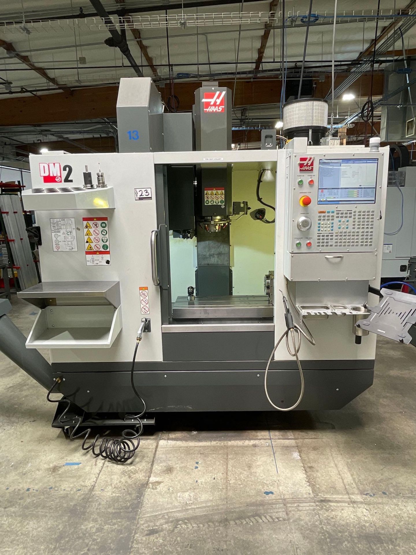 Haas DM-2, 28” x 16” x 15.5” Travels, CT 40, 18+1 SMTC, CTS, WIPS, as New as 2021