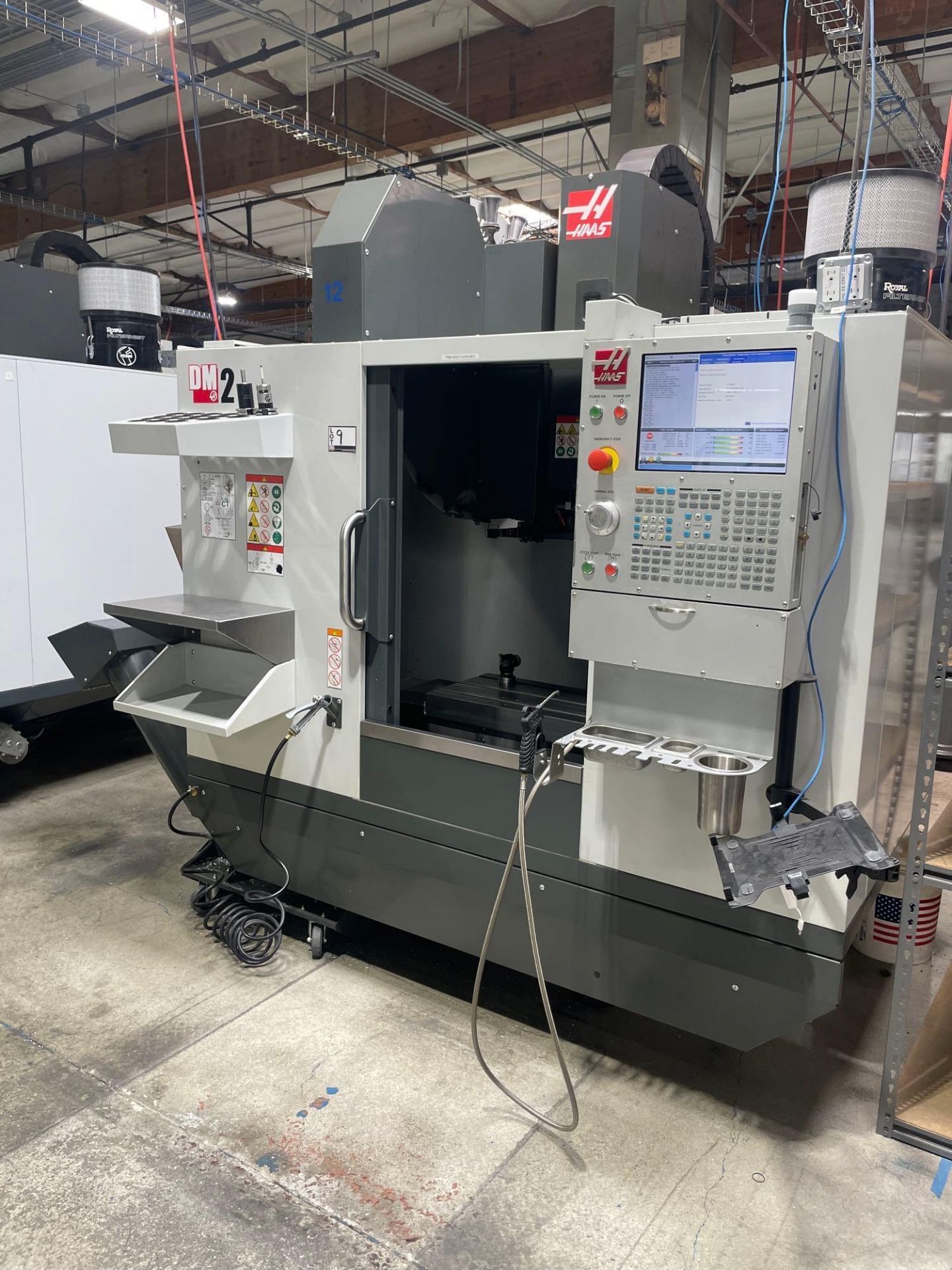 Haas DM-2, 28” x 16” x 15.5” Travels, CT 40, 18+1 SMTC, CTS, WIPS, as New as 2021 - Image 3 of 10