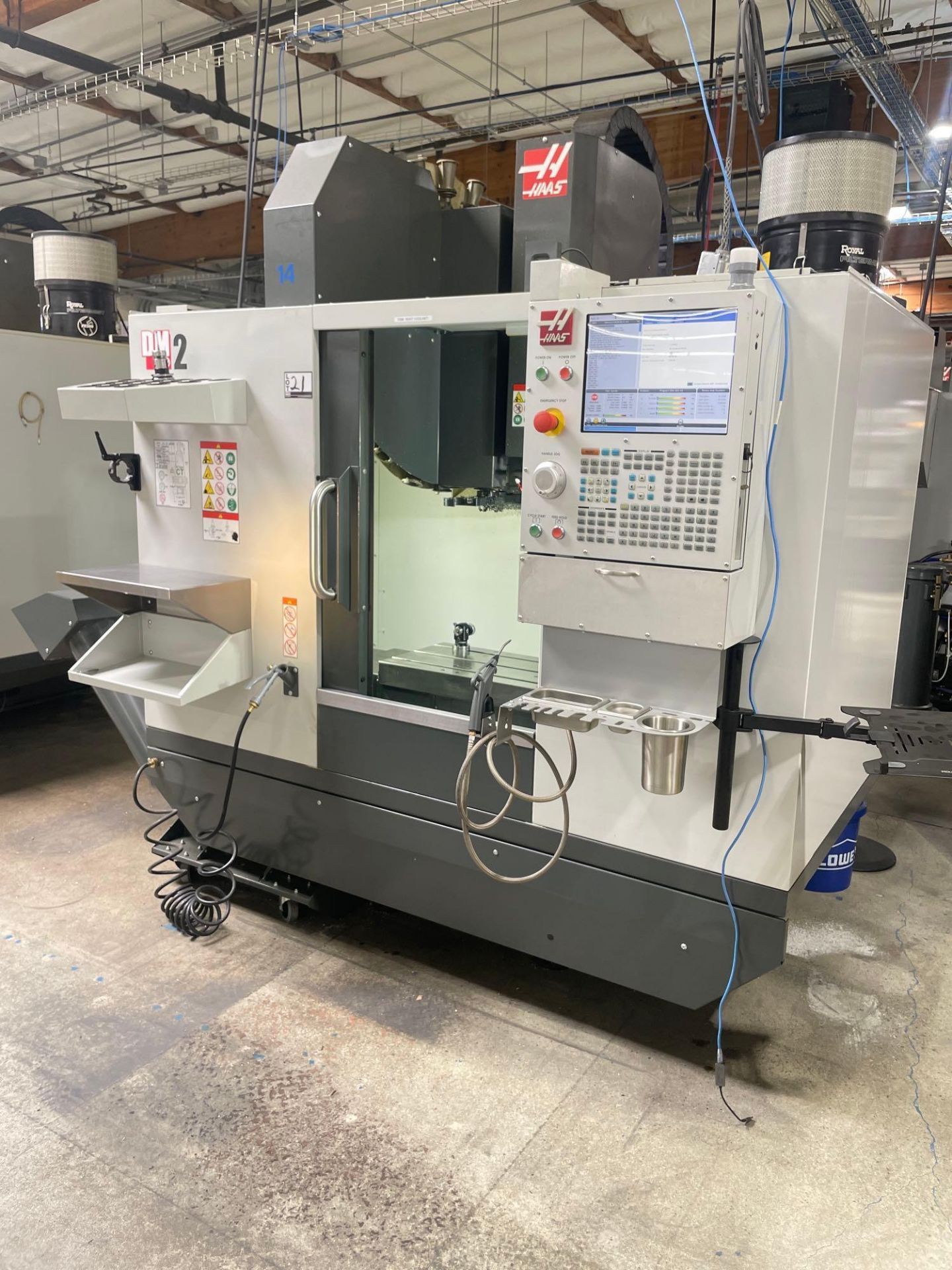 Haas DM-2, 28” x 16” x 15.5” Travels, CT 40, 18+1 SMTC, CTS, WIPS, as New as 2021 - Image 2 of 14