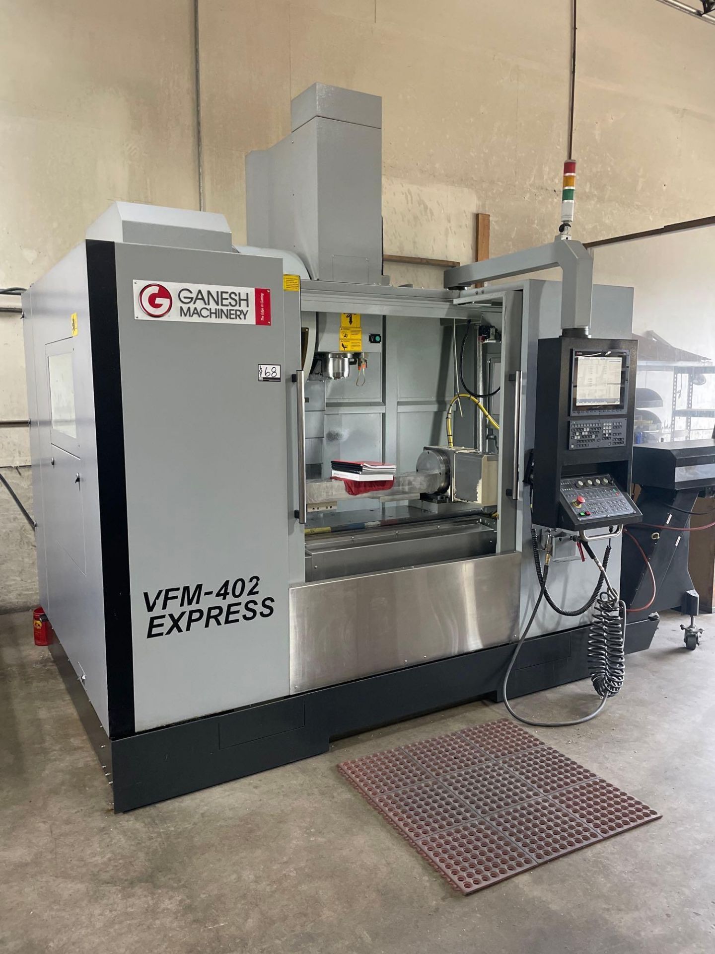 Ganesh VFM4024 4-Axis VMC, Mitsubishi M800 Ctrl, 40” x 23” x 25” Travels, 12K RPM, CAT-40, New 2016 - Image 5 of 11