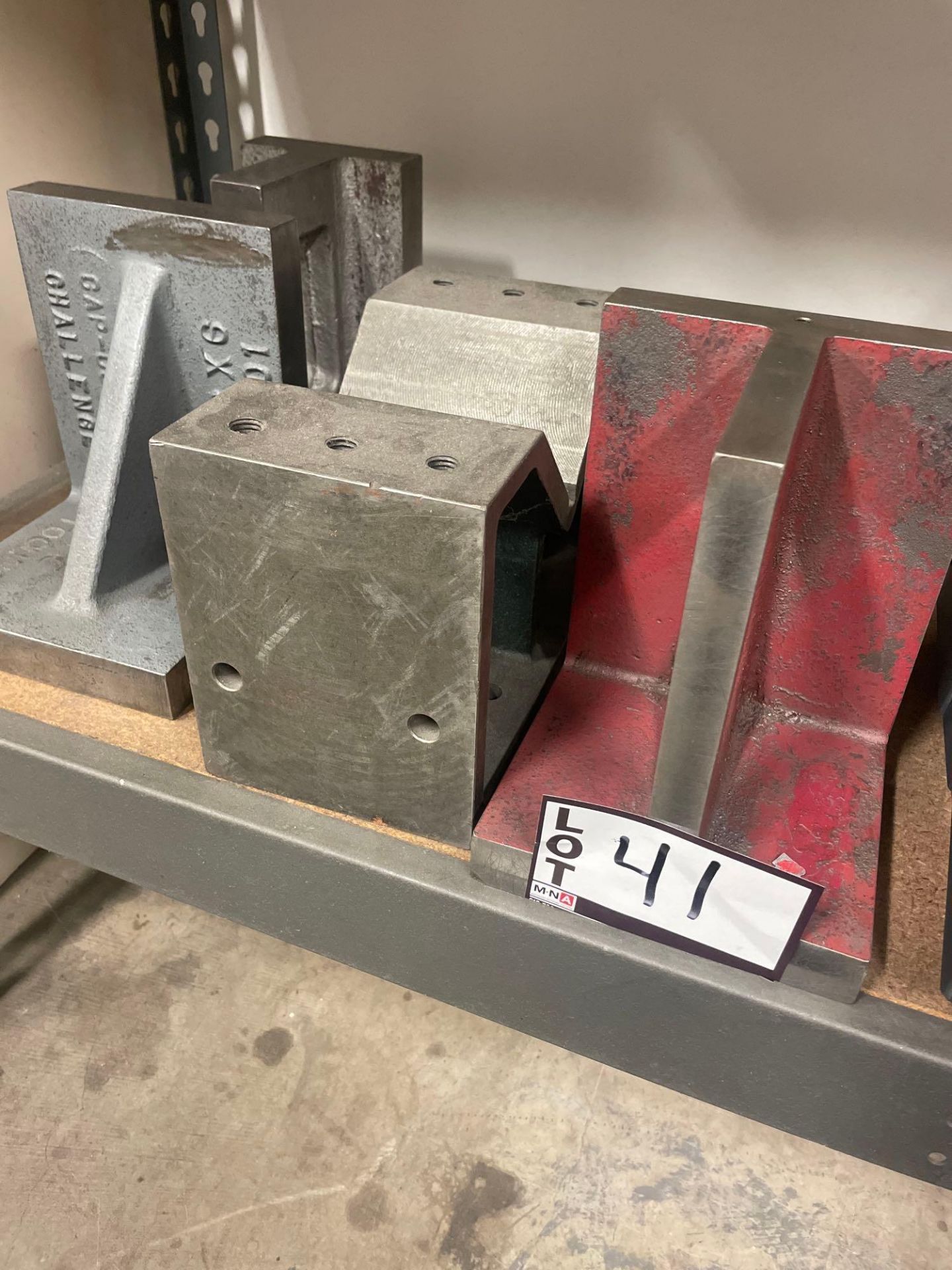 Assorted Angle Plates and V Blocks