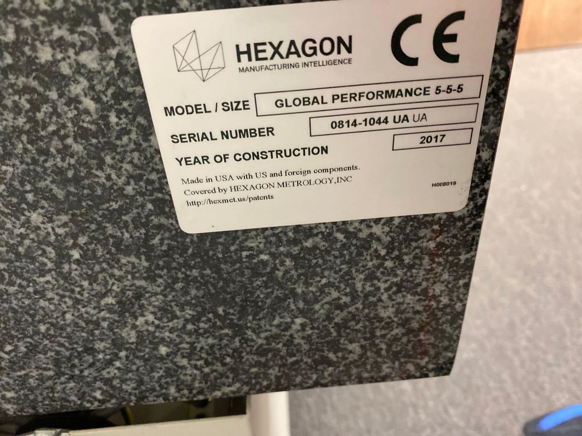 Hexagon Global Performance 555 DCC CMM, PCDMIS, New 2017 - Image 5 of 8