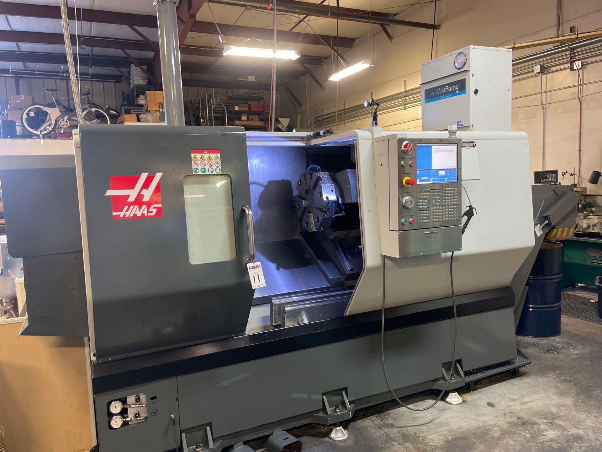 Haas ST-30 3-Axis CNC Lathe, C-Axis, 12" Hydraulic Chuck, 12 Position Turret, High Torque, New 2017 - Image 3 of 12