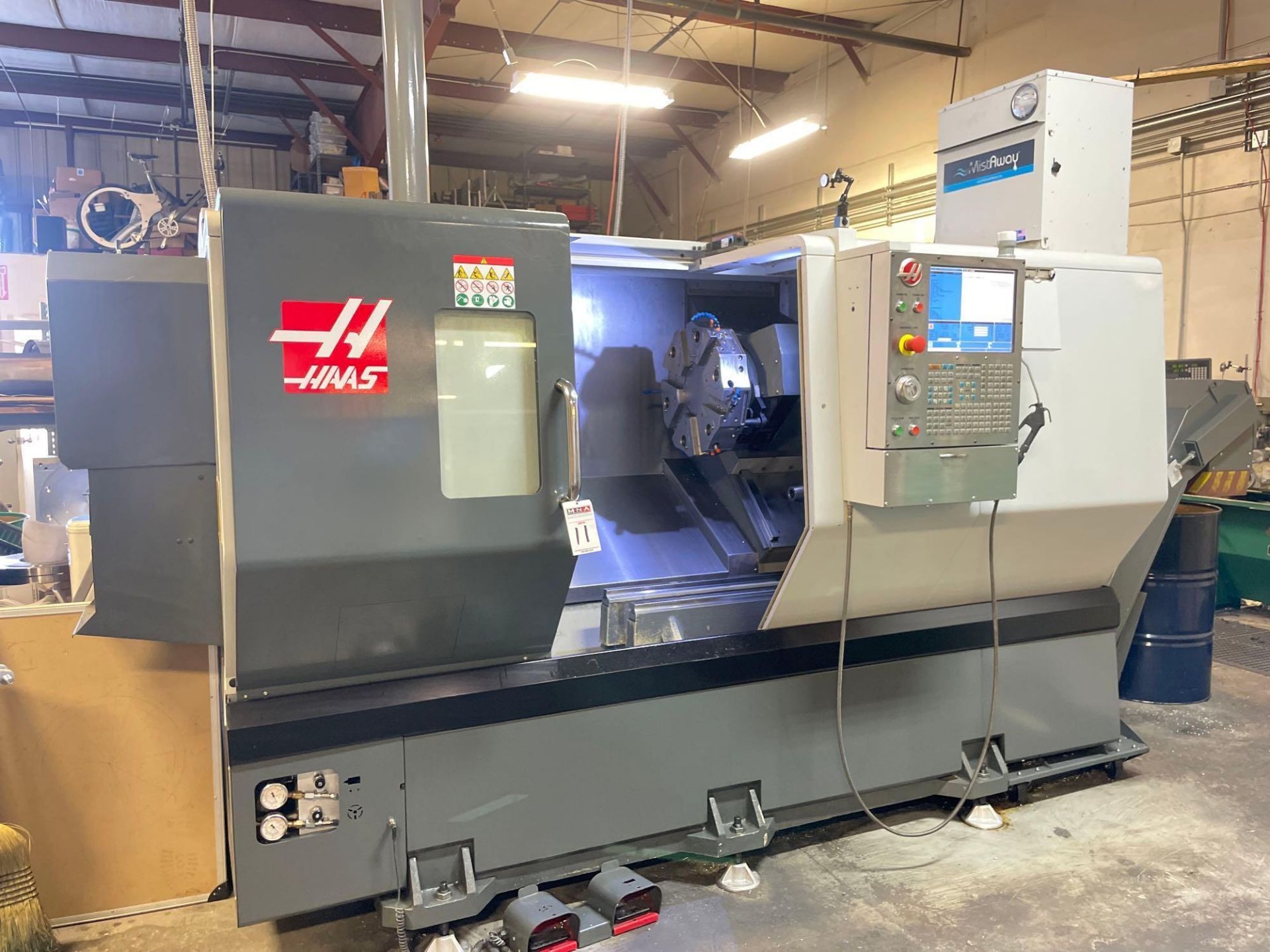Haas ST-30 3-Axis CNC Lathe, C-Axis, 12" Hydraulic Chuck, 12 Position Turret, High Torque, New 2017 - Image 2 of 12