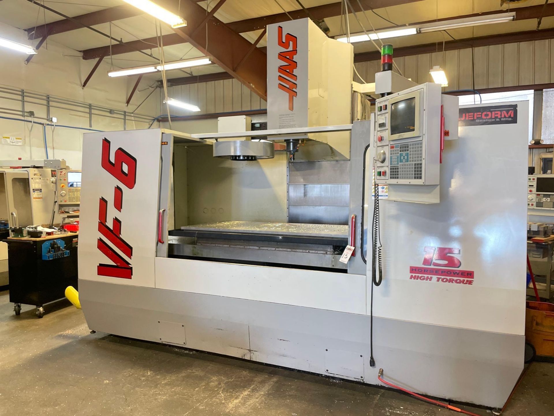 Haas VF-6 4-Axis Ready Vertical Machining Center, 64” x 32” x 30” Trvls., CT40, 20 ATC, New 1997 - Image 5 of 10